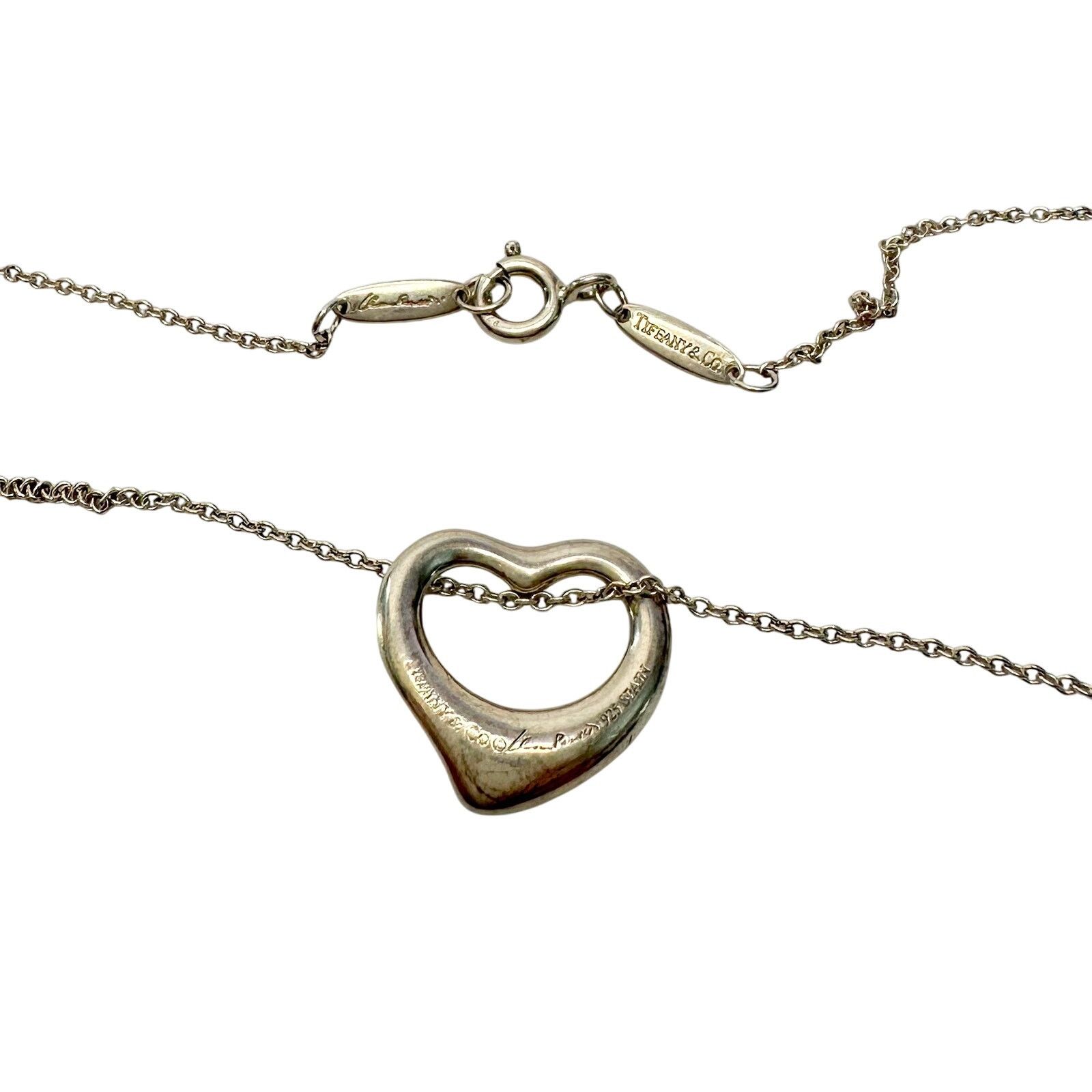 Tiffany & Co. Tiffany & Co. Elsa Peretti Small Open Heart Necklace Size ONE SIZE - 2 Thumbnail