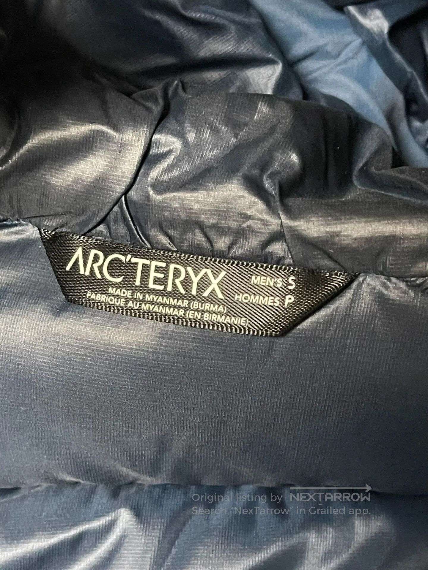 Arc'teryx Arc'teryx Men's Blue Hooded Down Jacket. Size US M / EU 48-50 / 2 - 3 Thumbnail