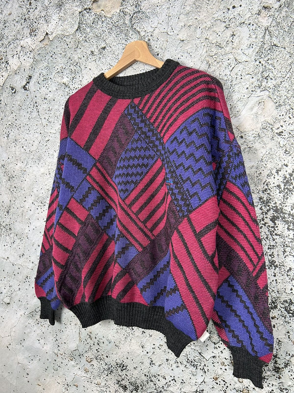 BMW Vintage BMW M Style Sweater Knit Ultra Rare 80s 90s Racing Size US M / EU 48-50 / 2 - 2 Thumbnail