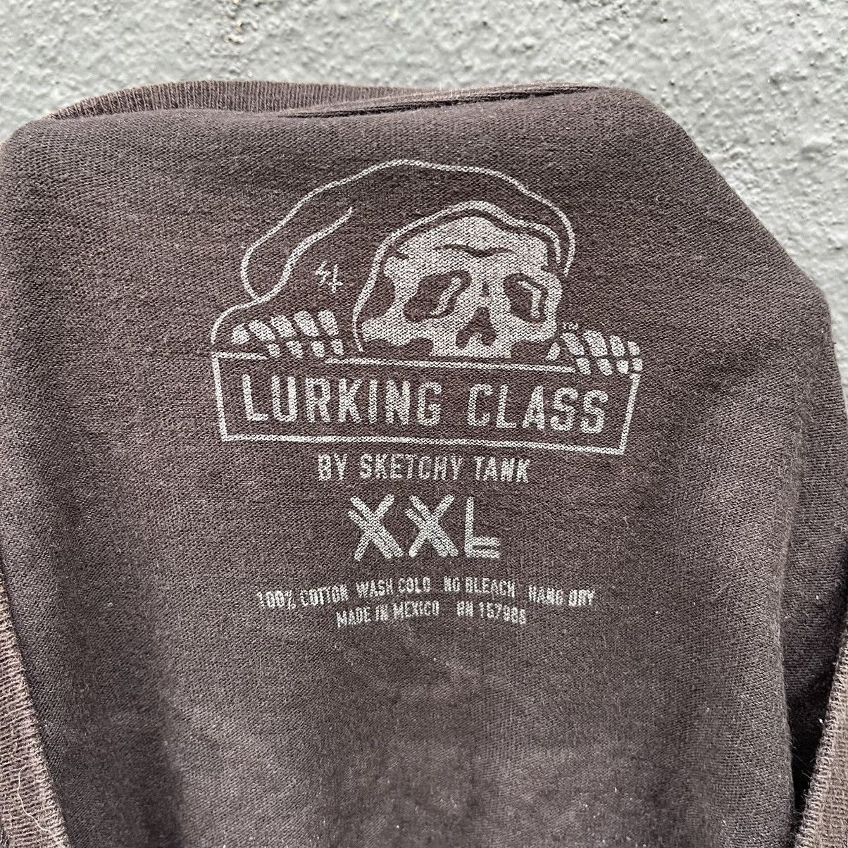 Hook-Ups Thrashed Faded Lurking Class By Sketchy Tank Skateboard Tee Size US XXL / EU 58 / 5 - 5 Thumbnail