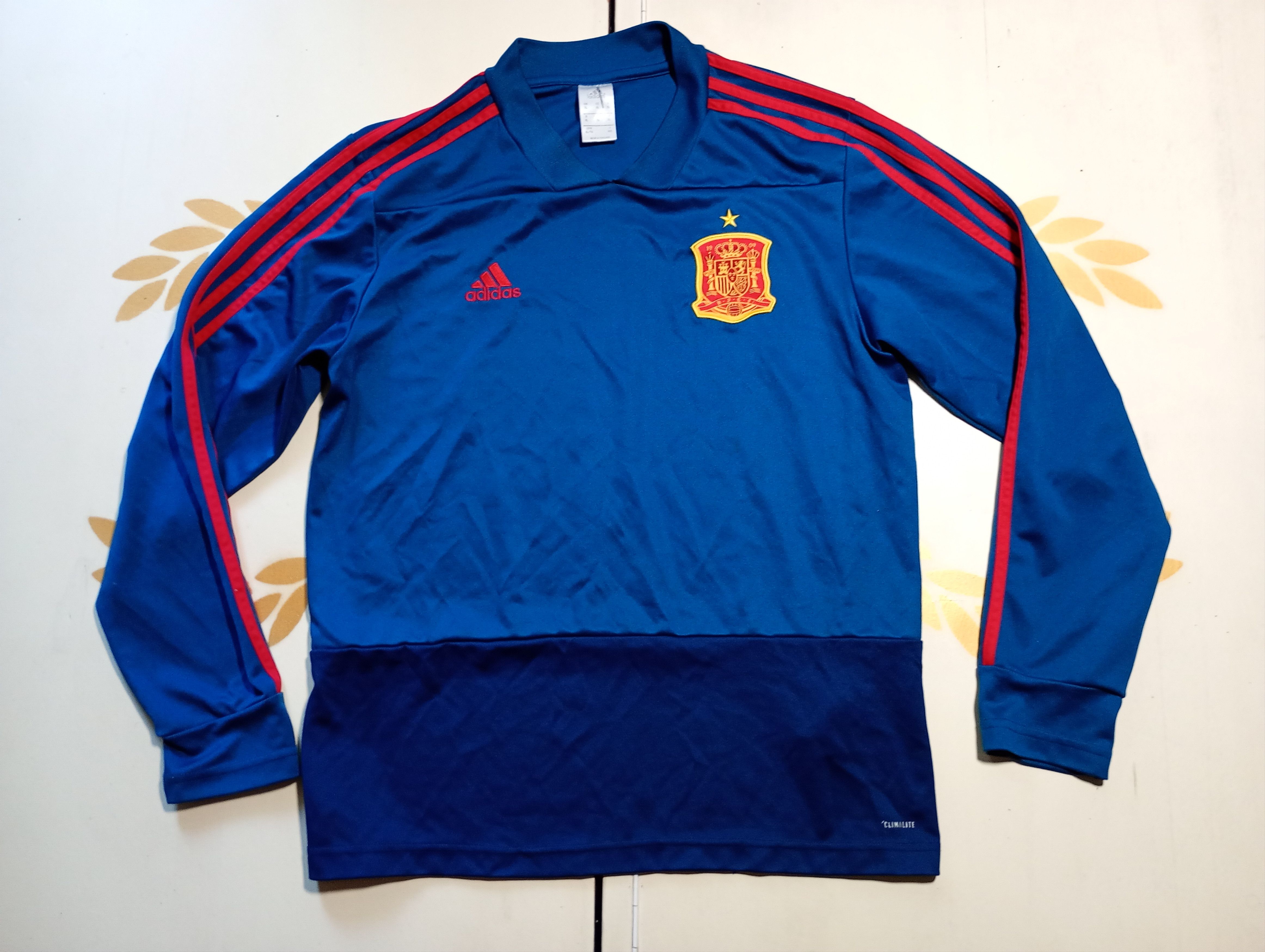 Adidas Adidas Spain Training Top 2017-2018 Size US XL / EU 56 / 4 - 2 Thumbnail
