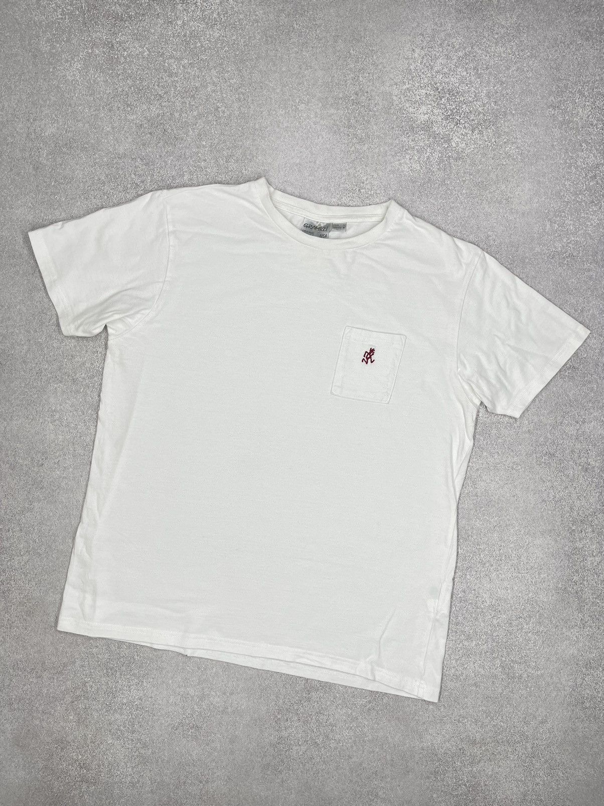 Vintage Gramicci White T Shirt USA Y2K Size M Stussy