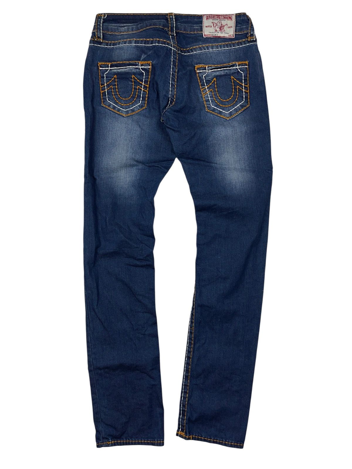 True Religion Vintage True Religion Becky Jeans Embroidered Slim Size 31 Size 31" - 2 Thumbnail