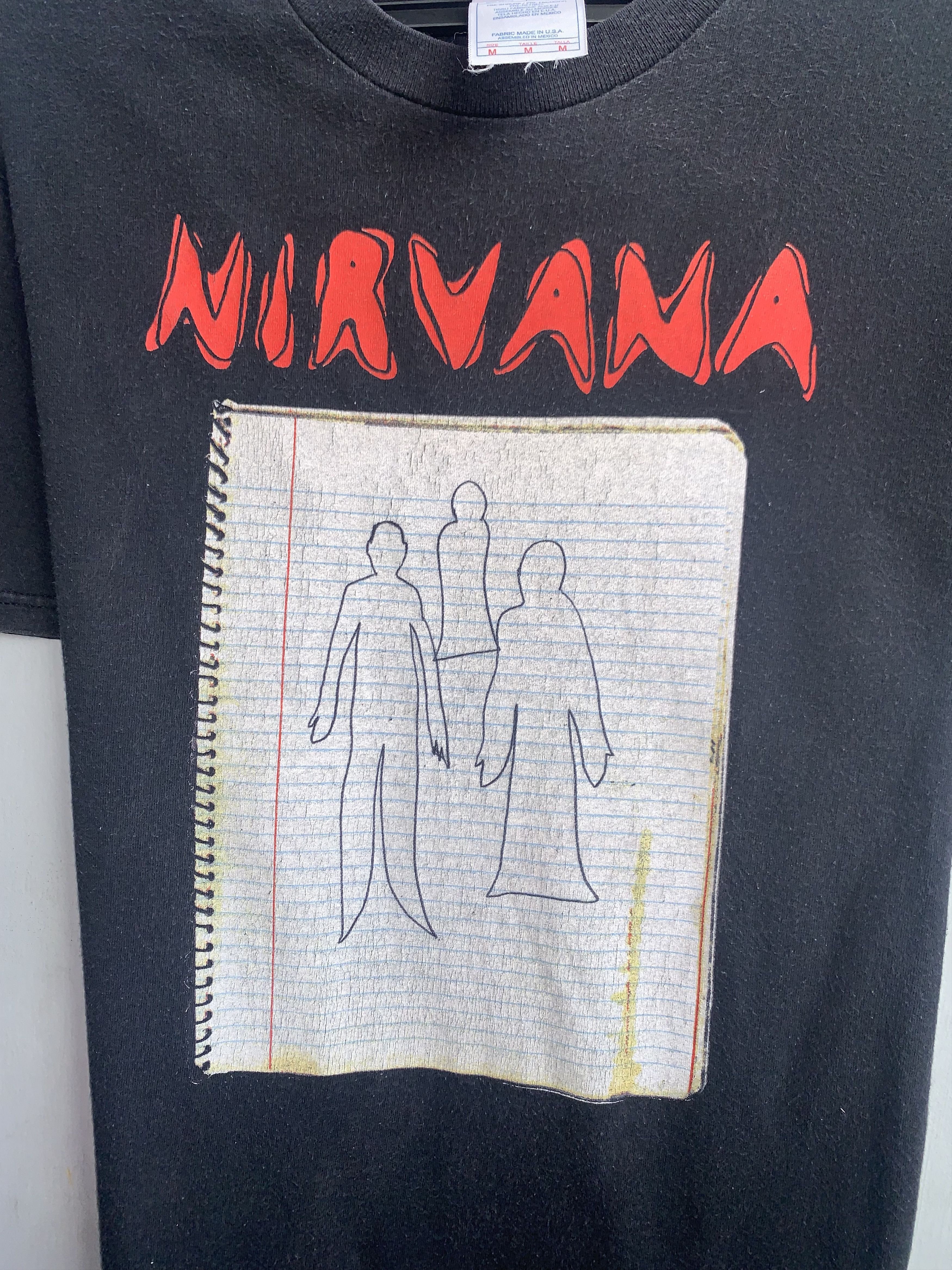 Nirvana Nirvana 2003 Ghost Notebook Tour End Of Music Vintage Shirt Size US M / EU 48-50 / 2 - 4 Thumbnail
