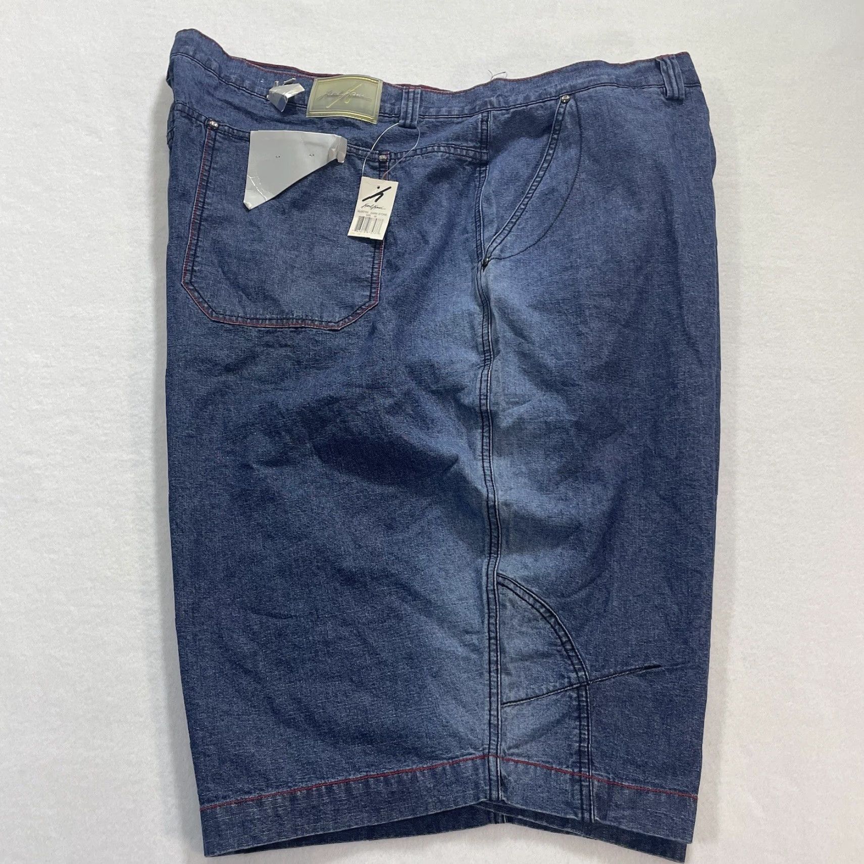 Karl Kani VINTAGE Karl Kani Shorts Denim Baggy Blue 90s Mens Hip Hop NWT Size 56 Shorts Jeans Cargo Pocket%20 Size US 40 / EU 56 - 4 Thumbnail