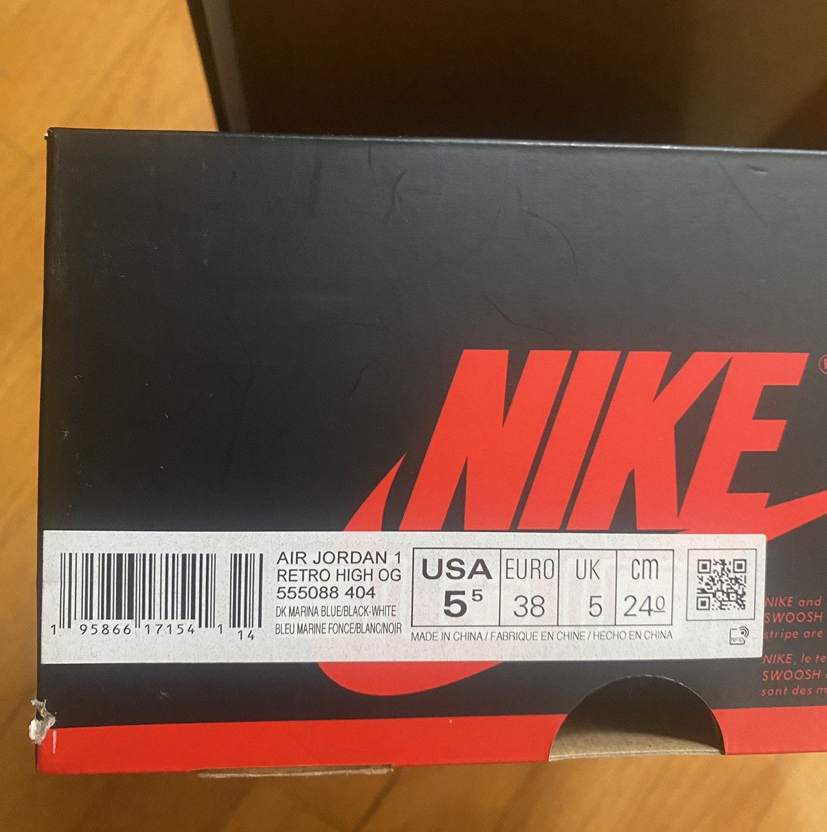 Jordan Brand × Nike Air Jordan 1 Bred Toe Size US 5.5 / EU 38 - 7 Thumbnail