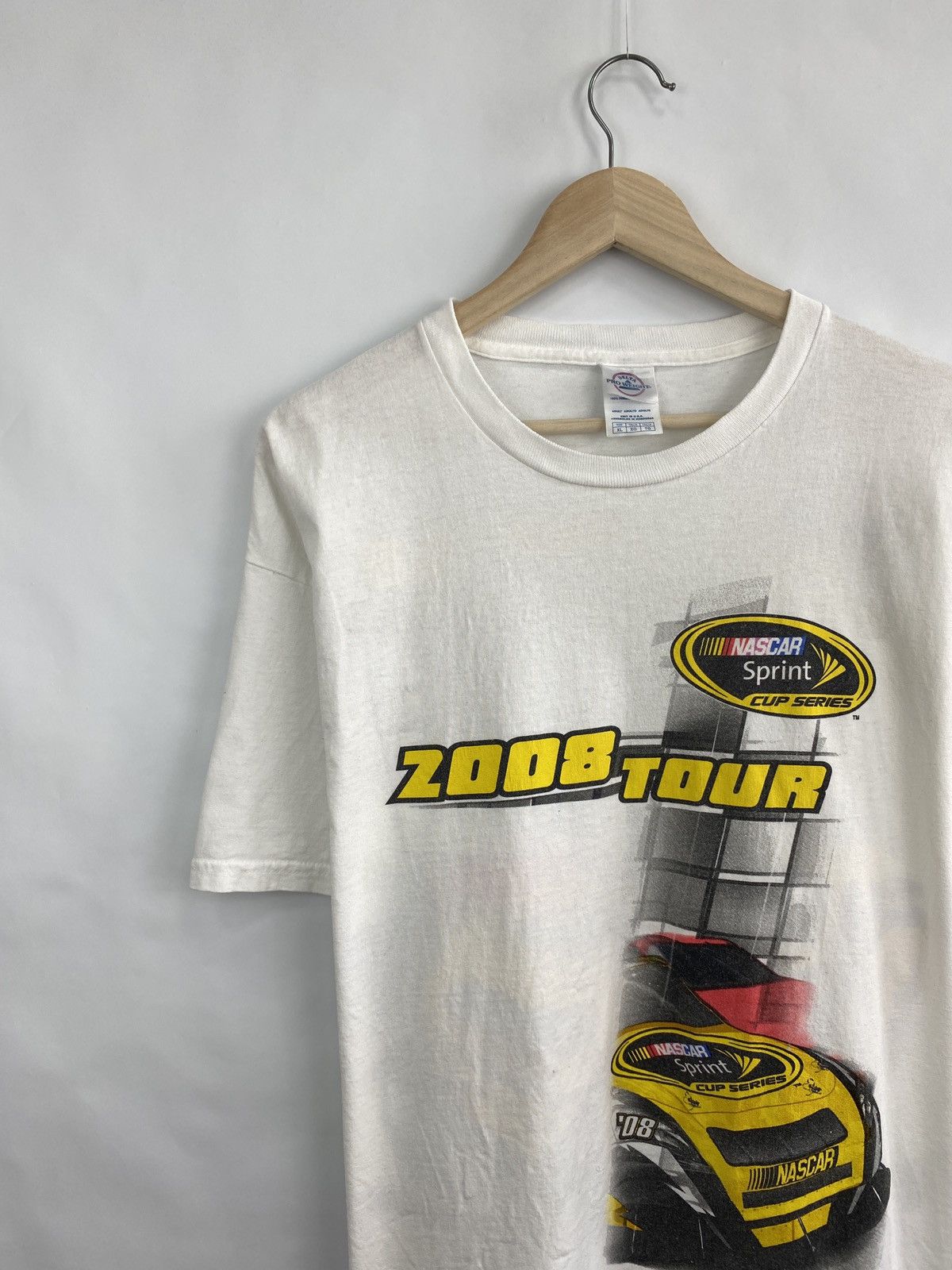 NASCAR Vintage Y2K NASCAR Sprint 2008 Moto T-Shirt Retro Hype Rare Size US XL / EU 56 / 4 - 9 Thumbnail