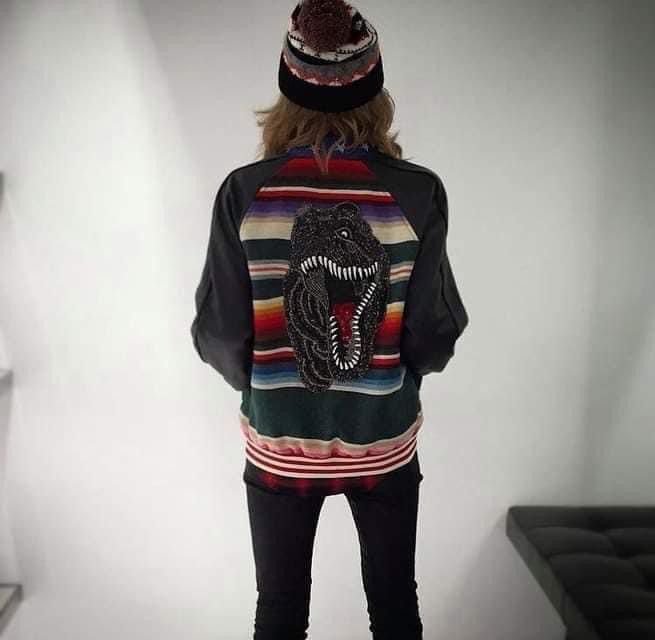 Saint Laurent Paris SS16 Saint Laurent T Rex dinosaur leather teddy jacket Hedi Size US M / EU 48-50 / 2 - 10 Thumbnail