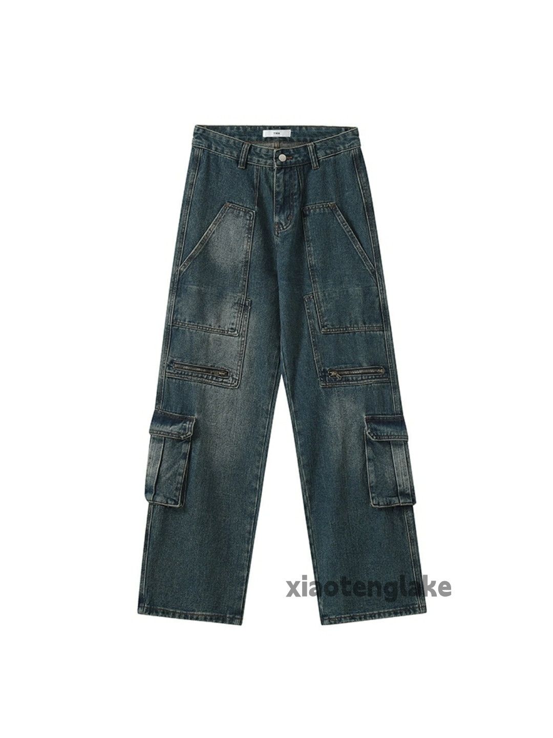 Distressed Denim × Jean × Vintage washed faded skate hiphop