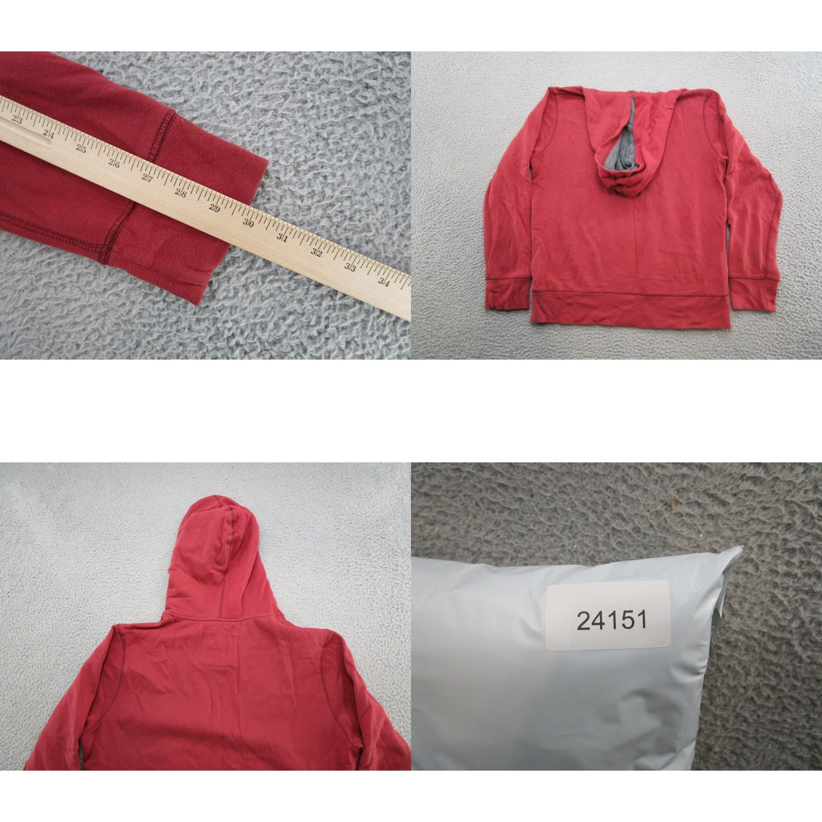 Aeropostale VINTAGE Aeropostale Hoodie Mens Medium Red Y2K Spell Out Sports Pullover Sweatshirt Size US M / EU 48-50 / 2 - 8 Thumbnail
