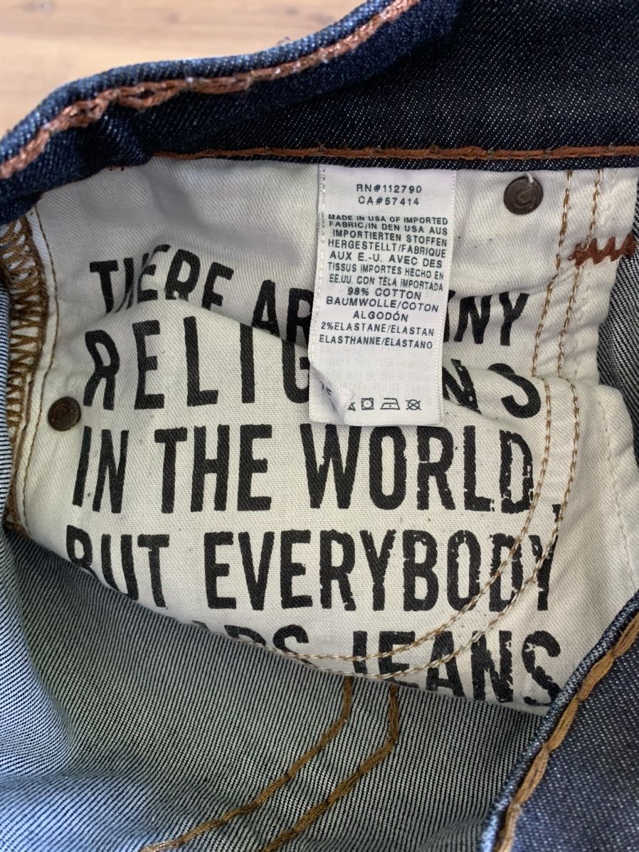 True Religion True Religion Geno Super T relaxed slim jeans Size US 31 - 8 Thumbnail