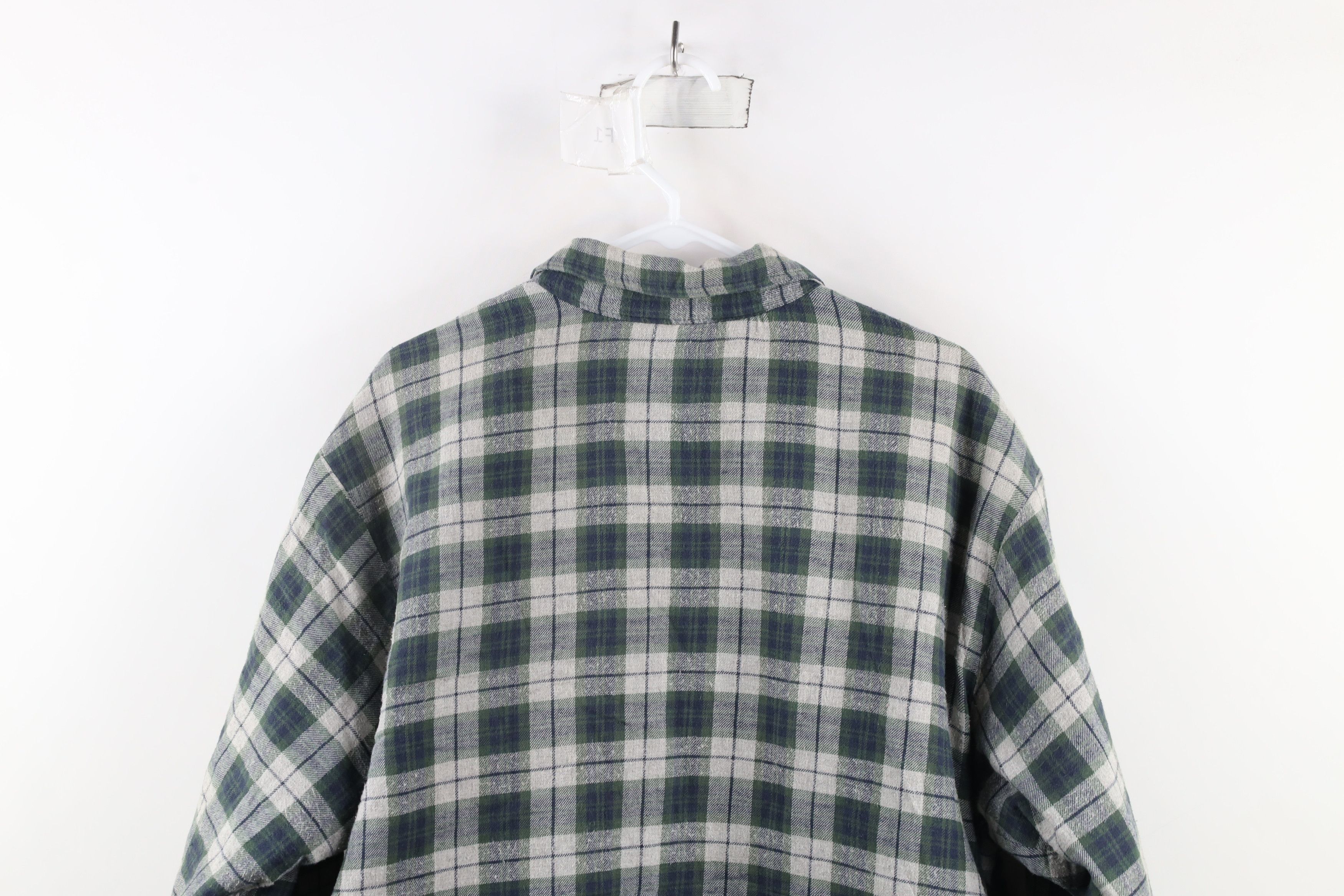 Vintage Vintage 90s Streetwear Flannel Shirt Jacket Jac Shirt Size US L / EU 52-54 / 3 - 14 Thumbnail