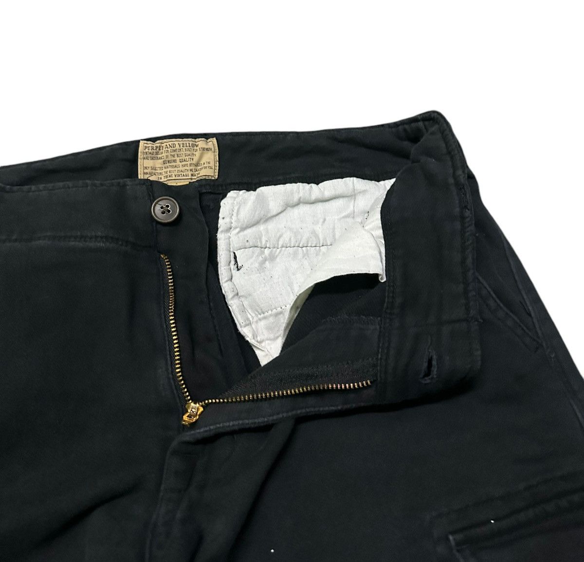 Japanese Brand Purple and yellow cargo pants Size US 32 / EU 48 - 5 Thumbnail