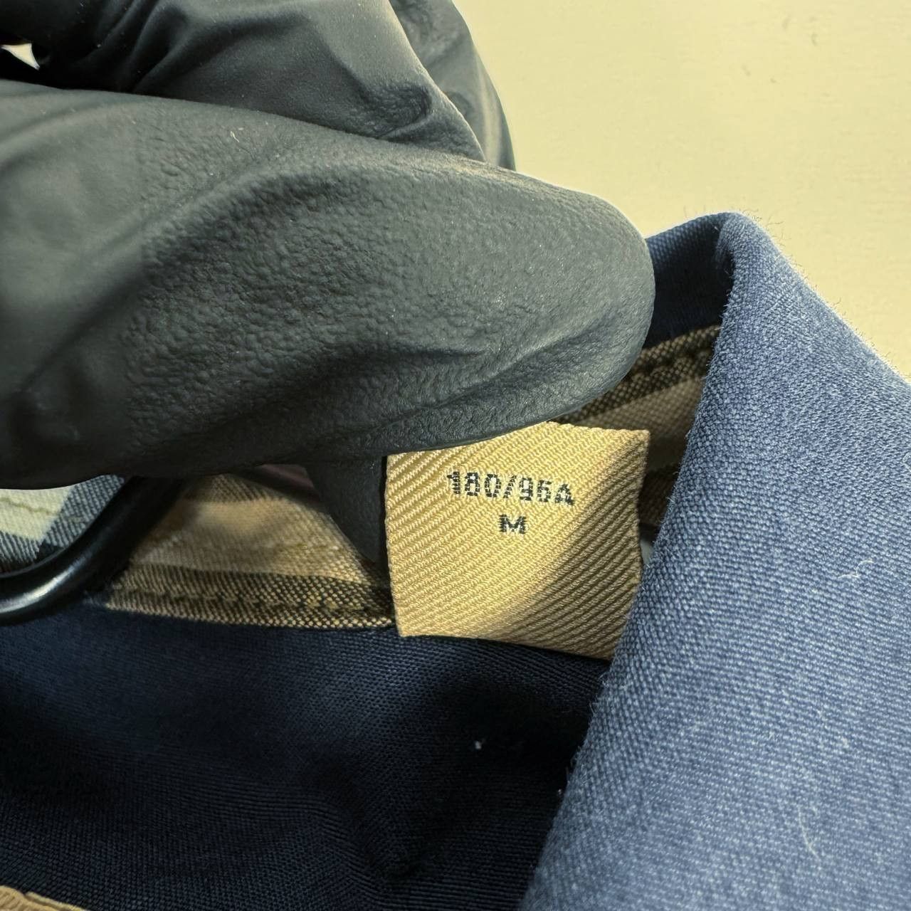 Burberry Burberry London Button Up Shirt Navy Long Sleeve Mens Size L Size US M / EU 48-50 / 2 - 5 Thumbnail