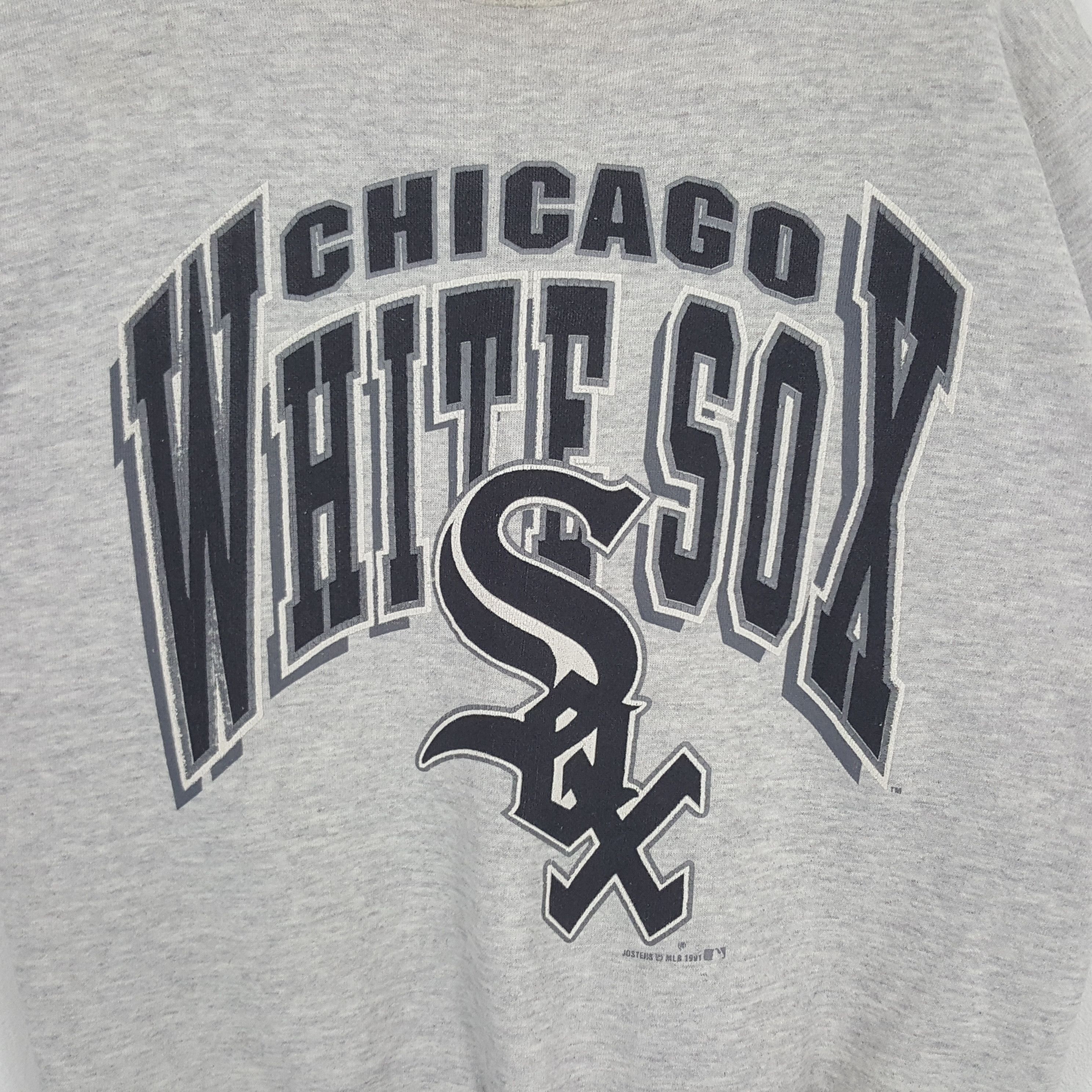 MLB × Vintage Vintage 90's Chicago White Sox MLB Baseball Team Sweatshirt Size US M / EU 48-50 / 2 - 2 Thumbnail
