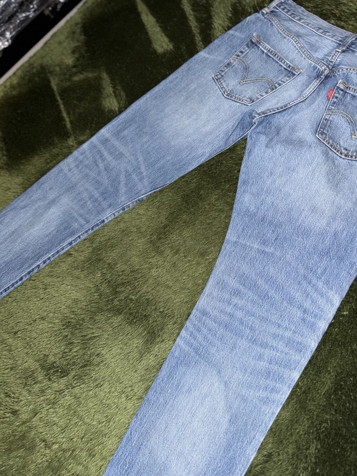 Levi's [W28/L32] Levi’s 501 Leather Patch Vintage Wash Denim Pants Size US 28 / EU 44 - 10 Thumbnail