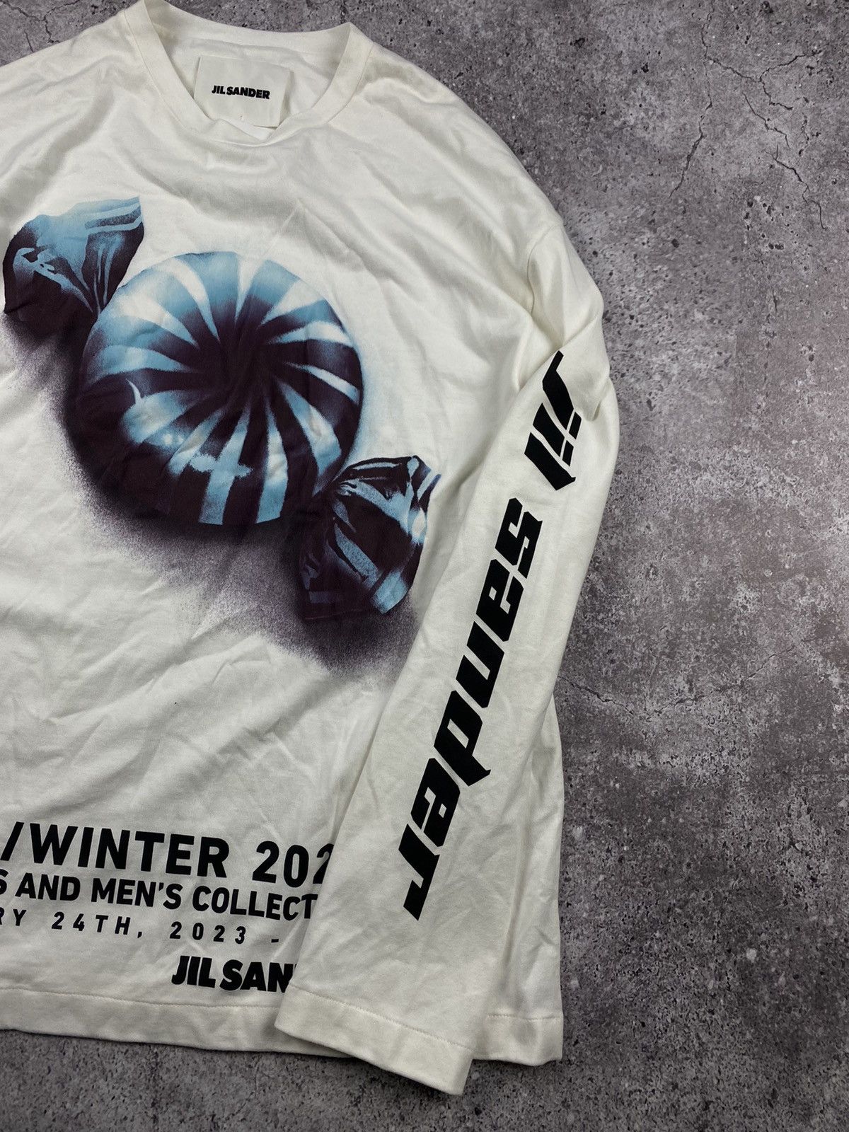 Jil Sander Jil Sander Fall/Winter 2023 graphic print long sleeve Size US L / EU 52-54 / 3 - 5 Thumbnail