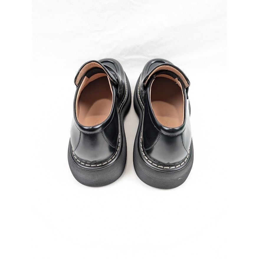 Bottega Veneta o1rshd1 Osaka Shine Calf Bounce Loafer in Black Size US 12 / EU 45 - 19 Thumbnail