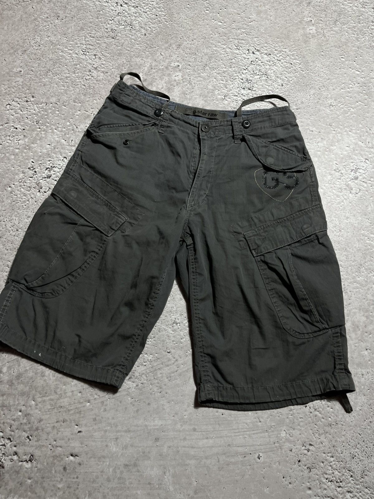 G-Star G-Star RAW Cargo Military Shorts with Straps Size L Size US 34 / EU 50 - 7 Thumbnail