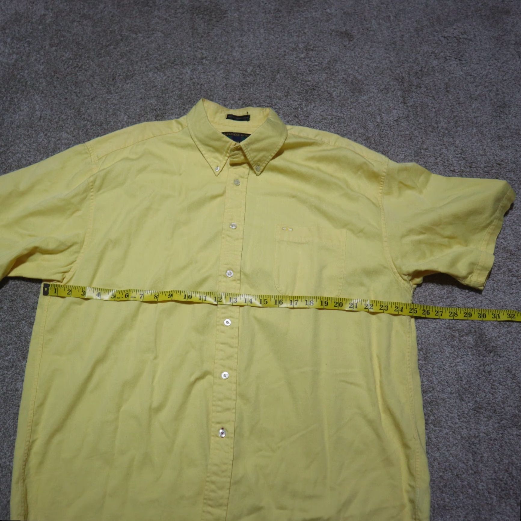 Alexander Julian Alexander Julian Colours Cotton Yellow Plaid Shirt Men 2XL Yellow 2XL Mens Button-Up Casual Shirt Size US XXL / EU 58 / 5 - 3 Thumbnail