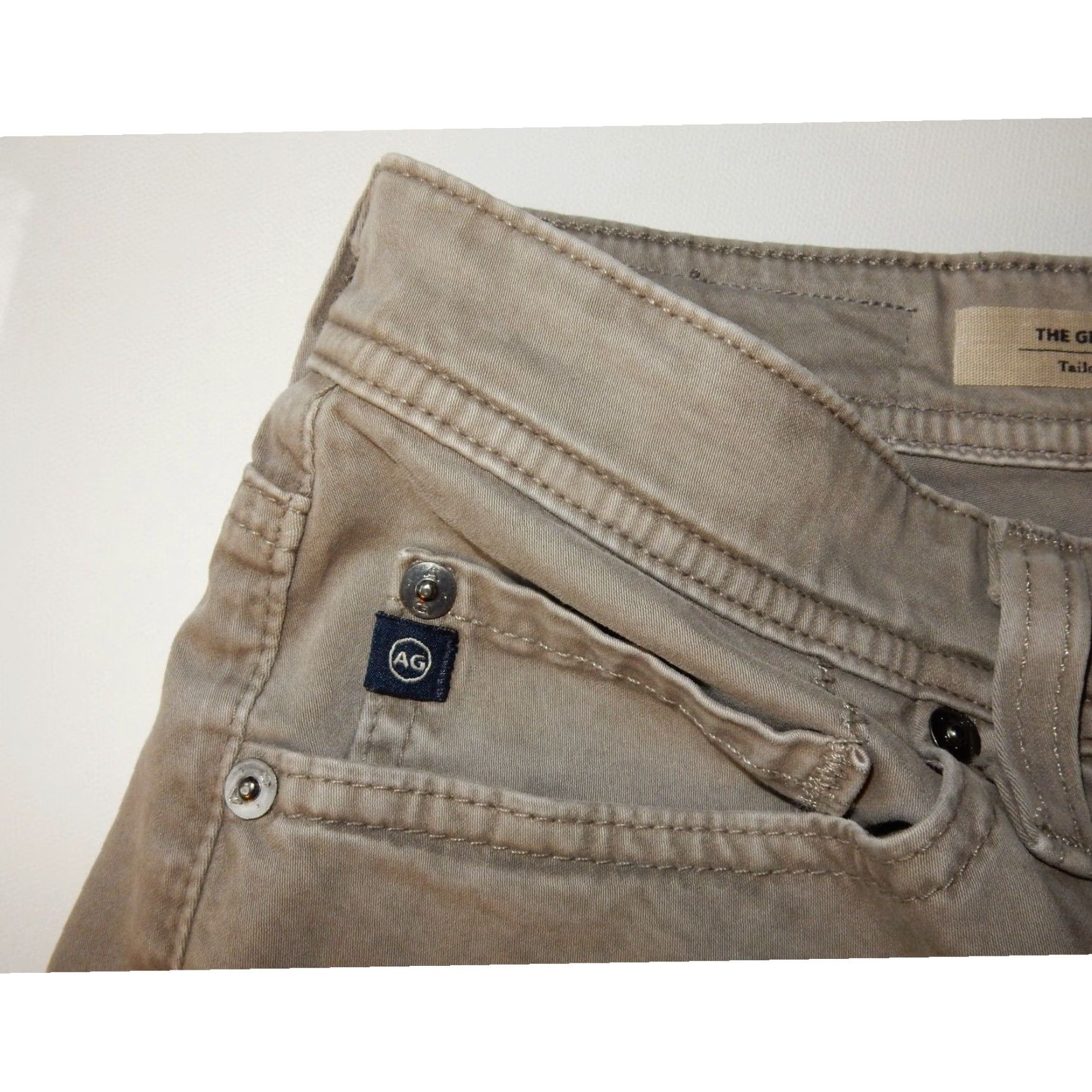 Element Element Men's Beige Denim Straight Jeans Size 28x31 Size US 29 - 4 Thumbnail