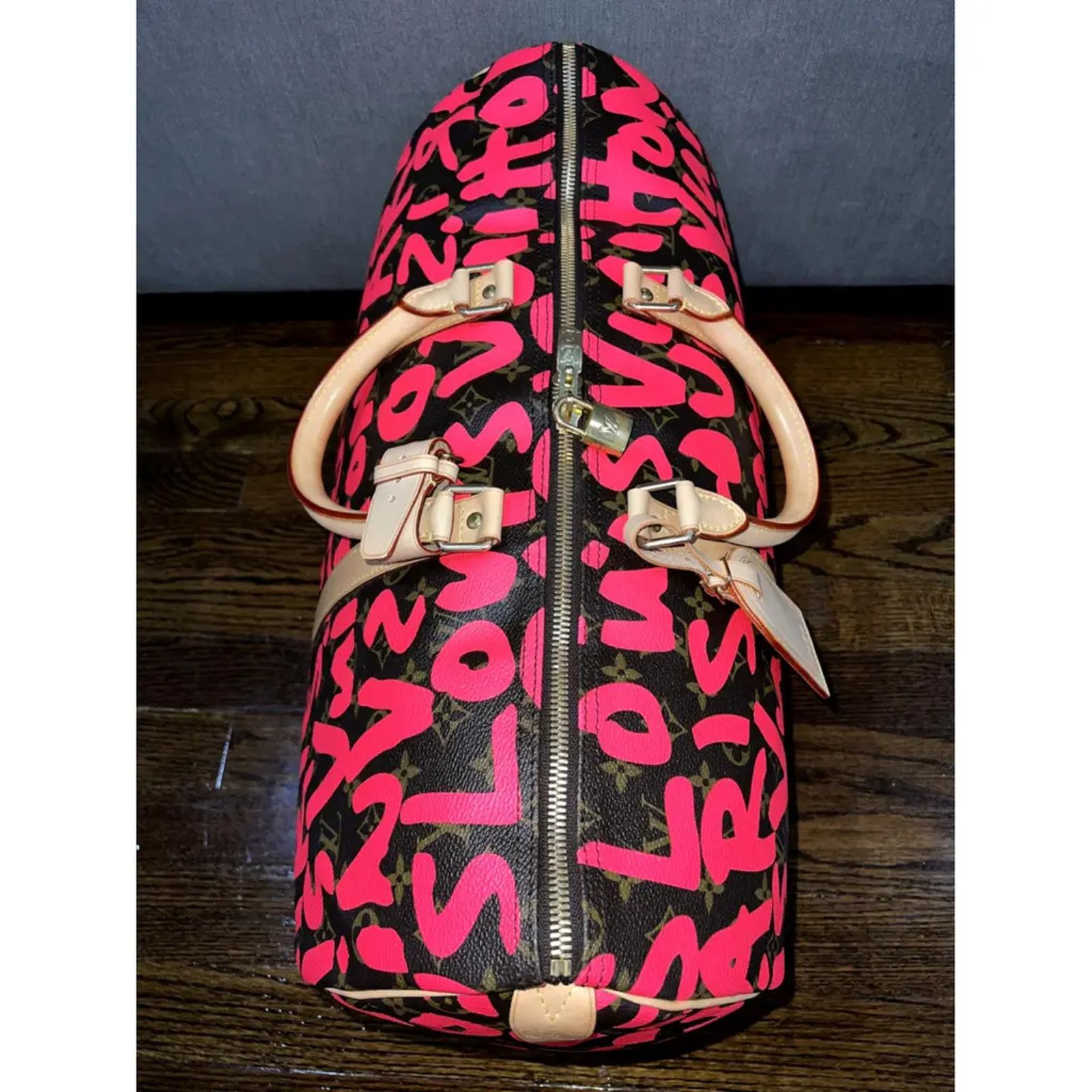 Louis Vuitton Louis Vuitton Keepall Graffiti Pink Jacobs Travel Bag Size ONE SIZE - 10 Thumbnail