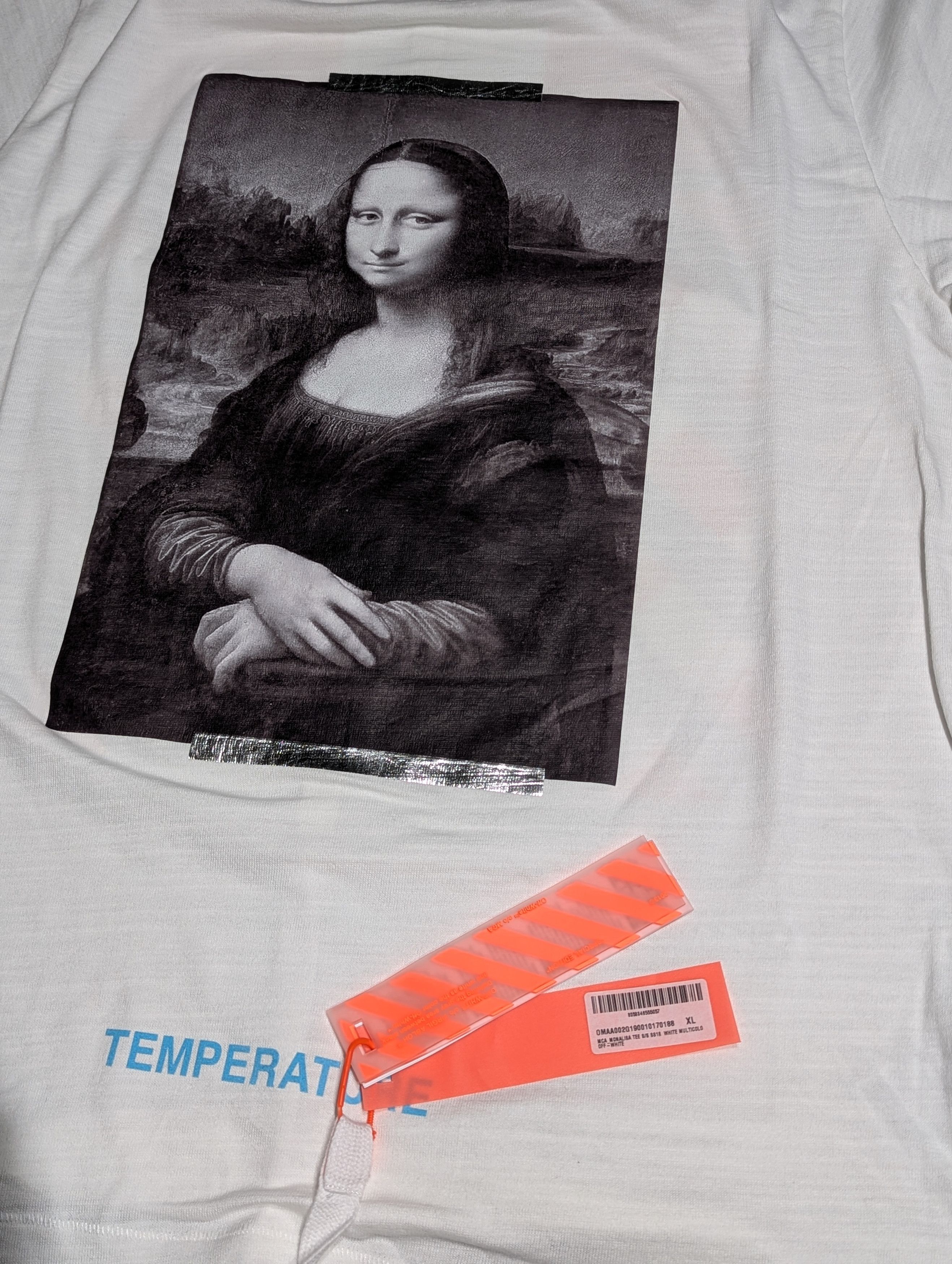 Off-White Virgil Abloh MCA Figures of Speech OFF-WHITE Mona Lisa Tee Size US XL / EU 56 / 4 - 1 Thumbnail