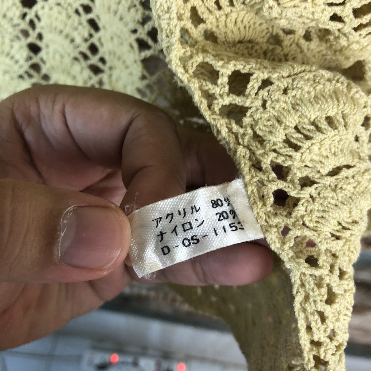 Japanese Brand Japanese Brand crochet Yellow Cardigan Knitwear #A1476 Size M / US 6-8 / IT 42-44 - 10 Thumbnail