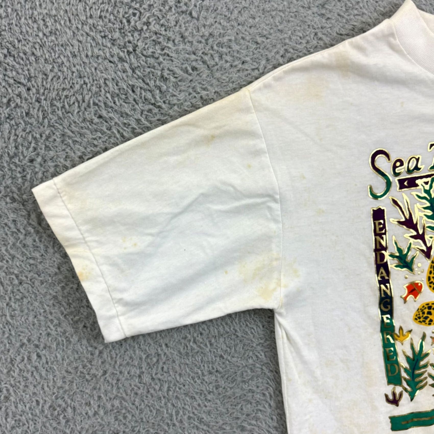 Vintage Vintage 80s Sea Turtles Shirt - Adult Small Size Unisex Travel Outdoor Knit Size US S / EU 44-46 / 1 - 4 Thumbnail