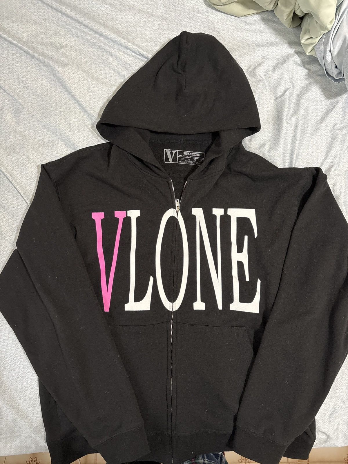 Vlone Vlone Zip Up Black/Pink Size US L / EU 52-54 / 3 - 1 Thumbnail