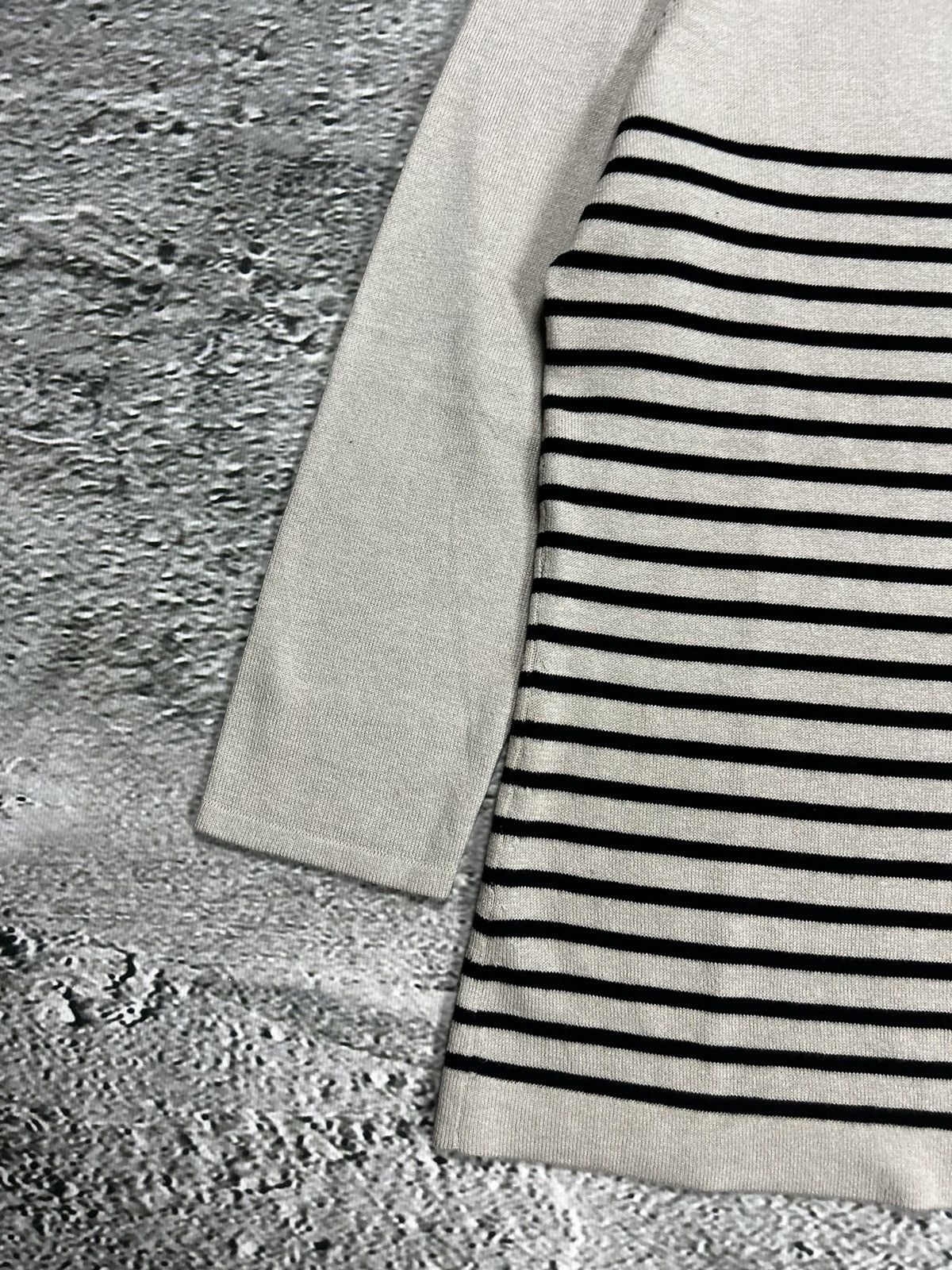 Max Mara × Weekend Max Mara Weekend Max Mara sweater striped beige black Size XS / US 0-2 / IT 36-38 - 3 Thumbnail