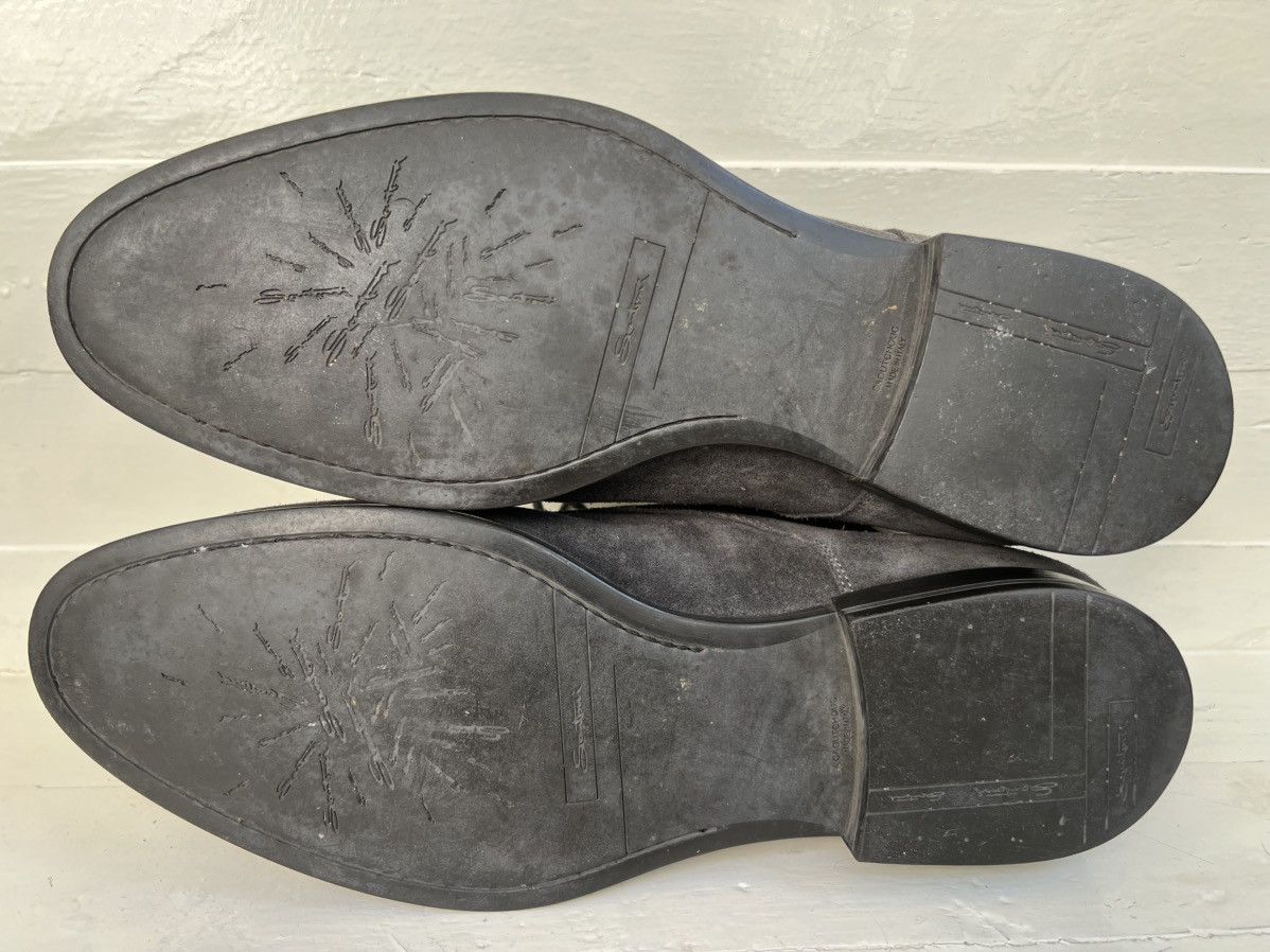 Santoni SANTONI ANKLE SUEDE LEATHER CHUKKA BOOTS Size US 11.5 / EU 44-45 - 10 Thumbnail