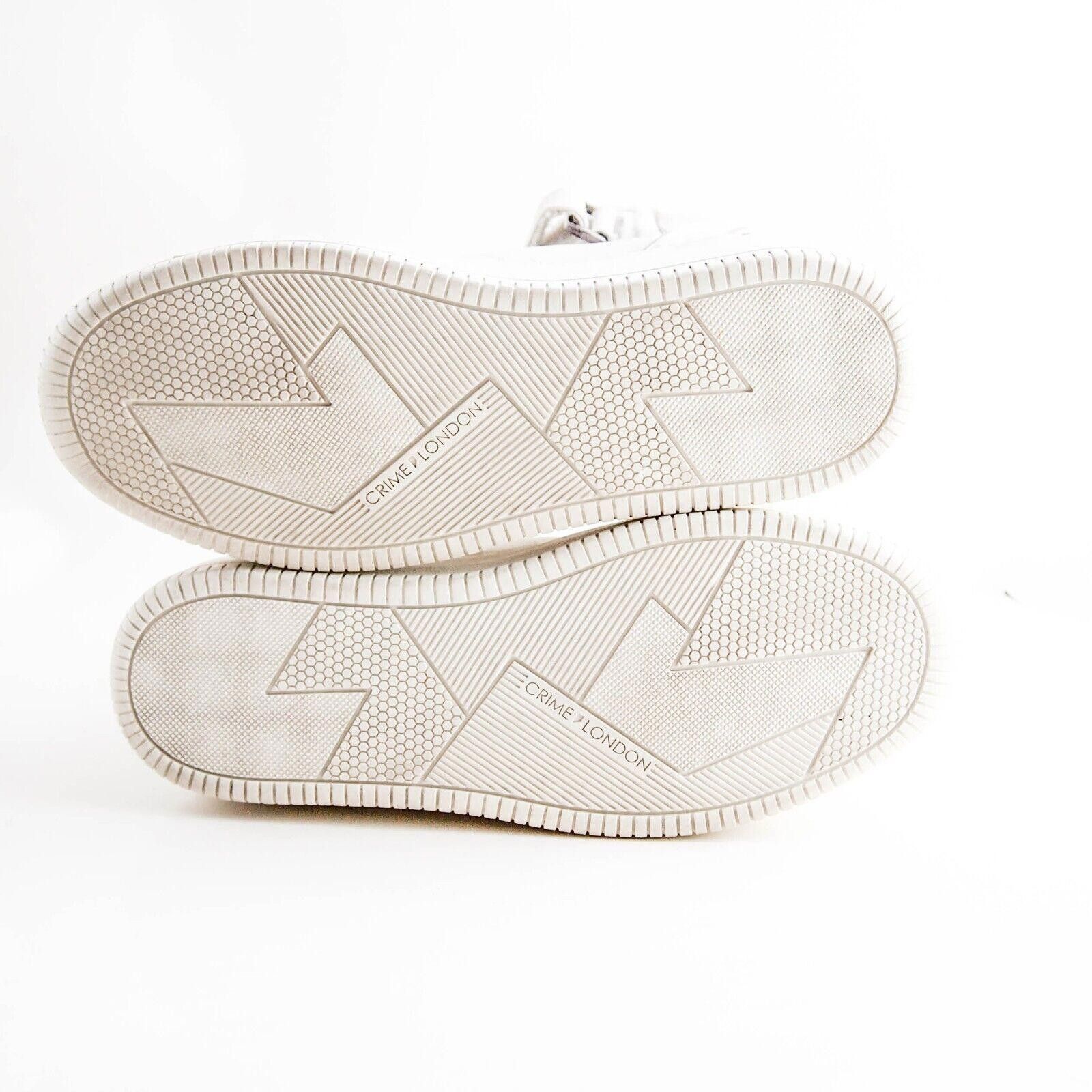 Designer Crime London Sneakers Ivory Leather Womens US 8.5 EU 39 Size US 8.5 / IT 38.5 - 5 Thumbnail