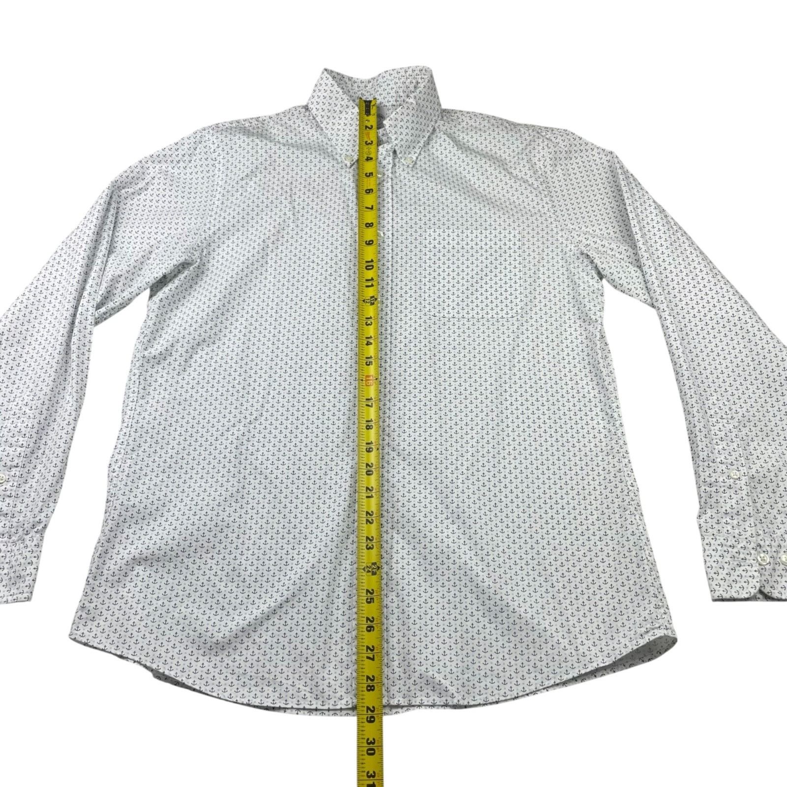 Brooks Brothers Brooks Brothers Men's Regent Fit Nautical Button Shirt Ancho Size US M / EU 48-50 / 2 - 4 Thumbnail
