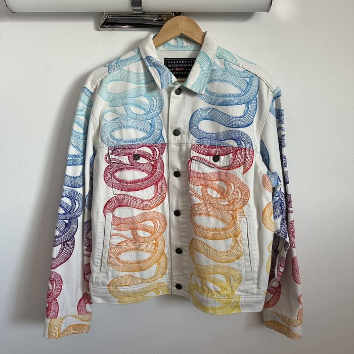 Supreme Supreme HYSTERIC GLAMOUR Snake Denim Trucker Jacket in