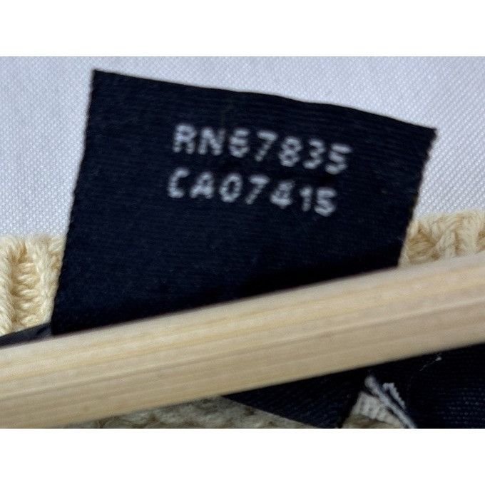 Nautica NAUTICA Knit Sweater Vest Men XXL Cream Cotton Ribbed Jumper ...