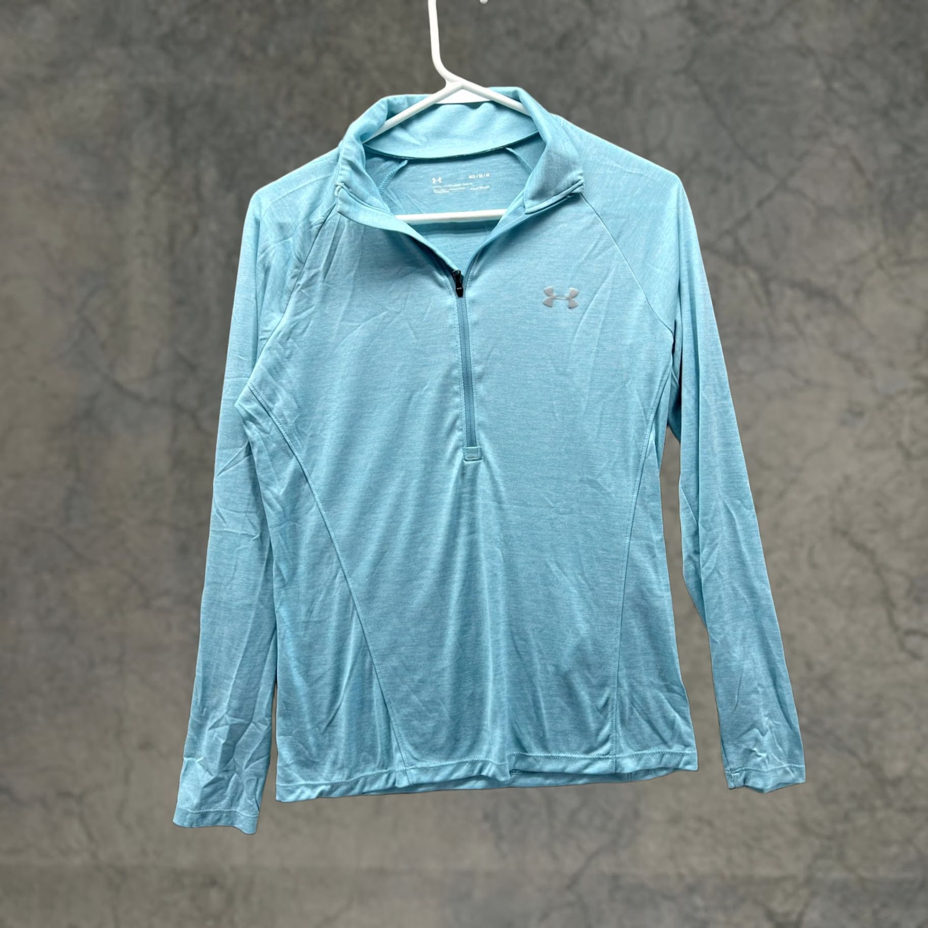 Under Armour Under Armour HeatGear Pullover Mens Medium Blue 1/4 Zip Performance Top Size US M / EU 48-50 / 2 - 1 Thumbnail