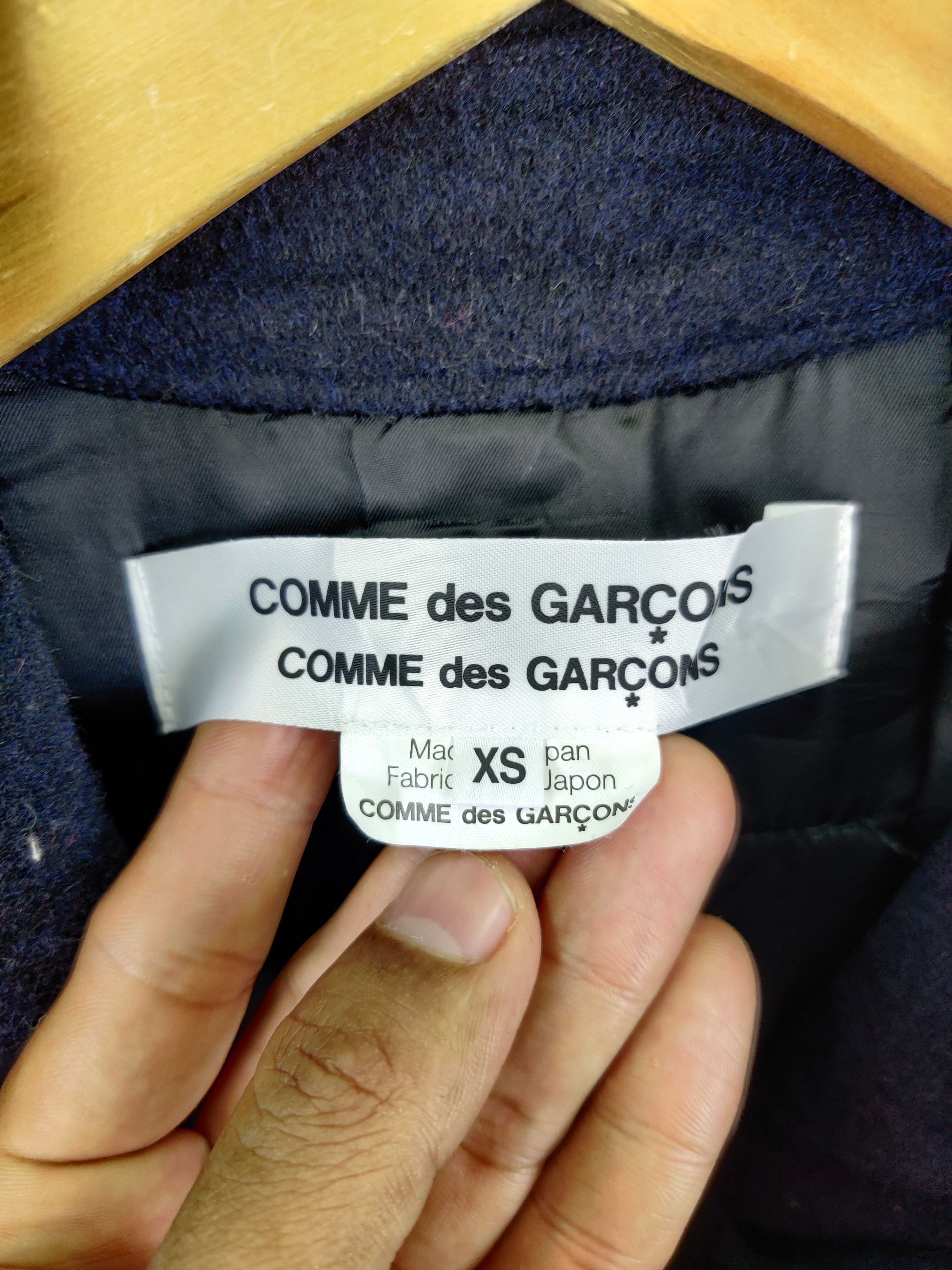 Comme des Garcons Vintage Comme Des Garcons Double Breasted Wool Long Coat Size US XS / EU 42 / 0 - 10 Thumbnail
