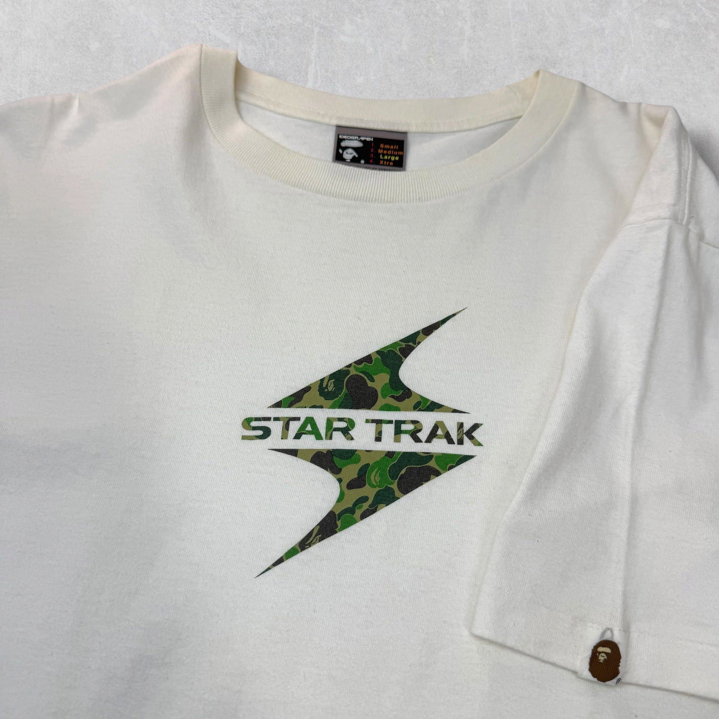 Bape 2004 Bape x Star Trak Green Camo Logo Tee L Size US L / EU 52-54 / 3 - 2 Thumbnail