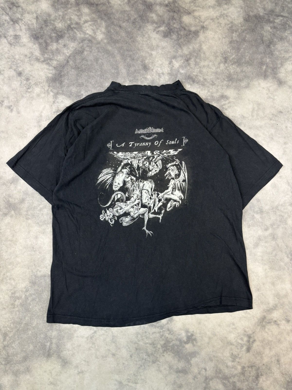 Band Tees × Vintage Iron Maiden Bruce Dickson Tyranny of Souls T shirt 90s band Size US XL / EU 56 / 4 - 3 Thumbnail
