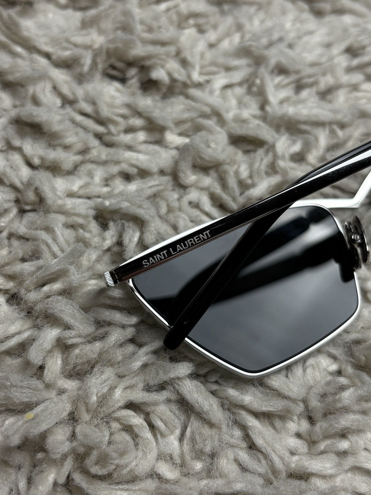 Saint Laurent Paris Saint Laurent Paris Cat Eye New Wave Sunglasses Rare Size ONE SIZE - 5 Thumbnail