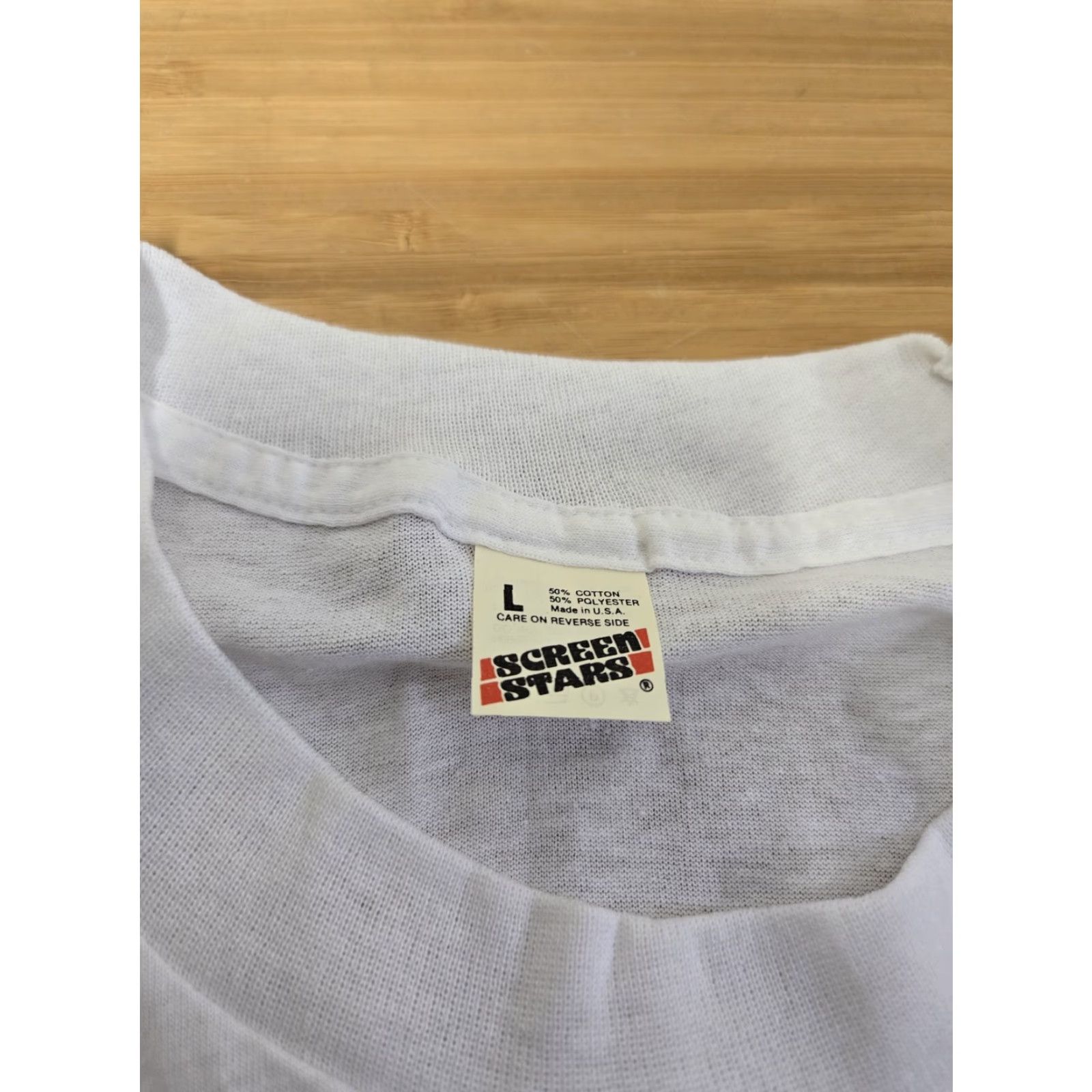 Vintage VINTAGE GMAC Shirt Mens Large White No Dinosaur Graphic Funny Promo 90s USA Shirt Mens Large White Graphic Print 90s Retro Size US L / EU 52-54 / 3 - 4 Thumbnail