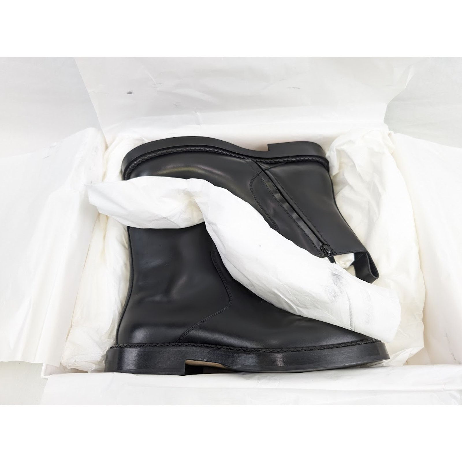 Bottega Veneta o1rshd1 Calf Classic Strut Ankle Boots in Black Size US 8 / EU 41 - 20 Thumbnail