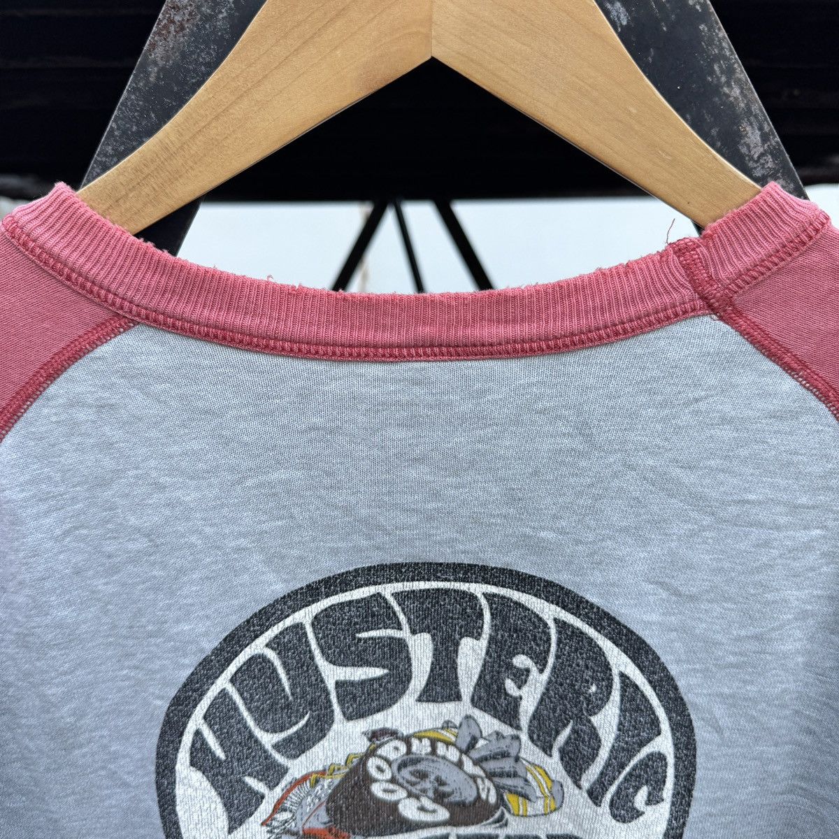 Hysteric Glamour Vintage Hysteric Glamour "Hysteric Fever" Raglan Sweatshirt Size US L / EU 52-54 / 3 - 4 Thumbnail