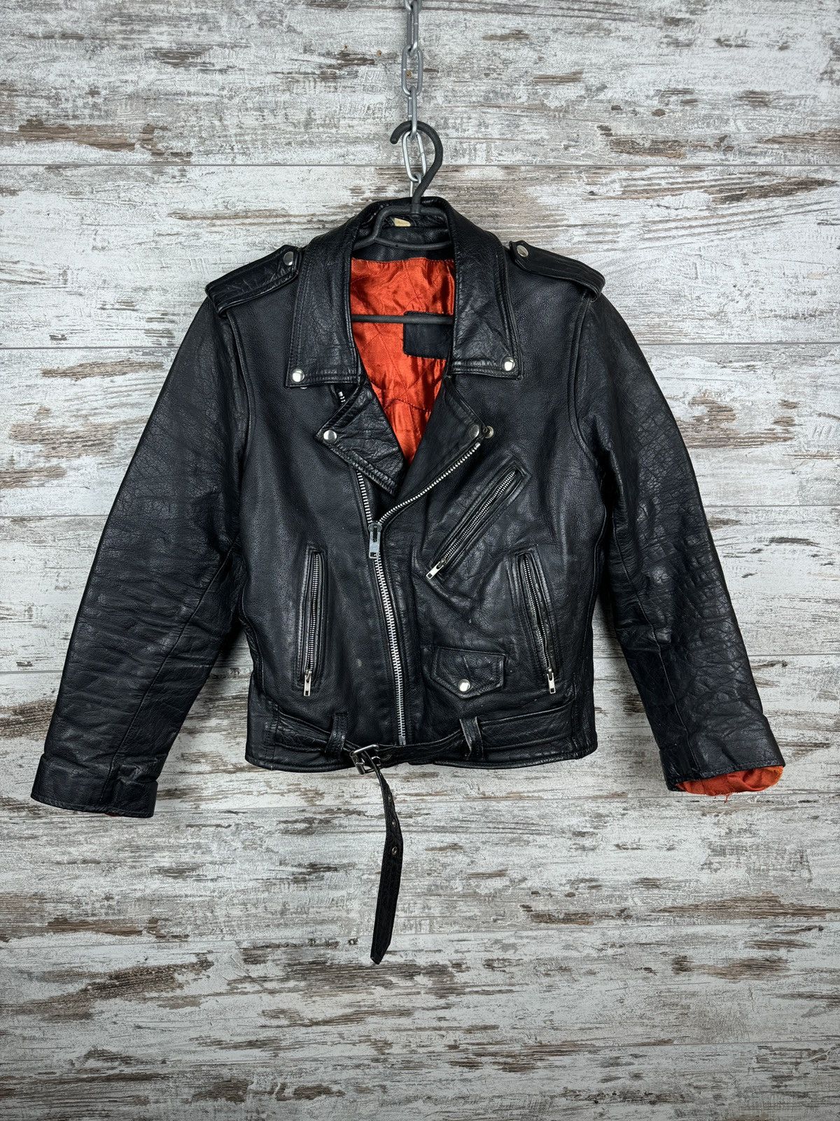 Harley Davidson Womens Harley Davidson Style Leather Jacket Racing rare Size XS / US 0-2 / IT 36-38 - 5 Thumbnail