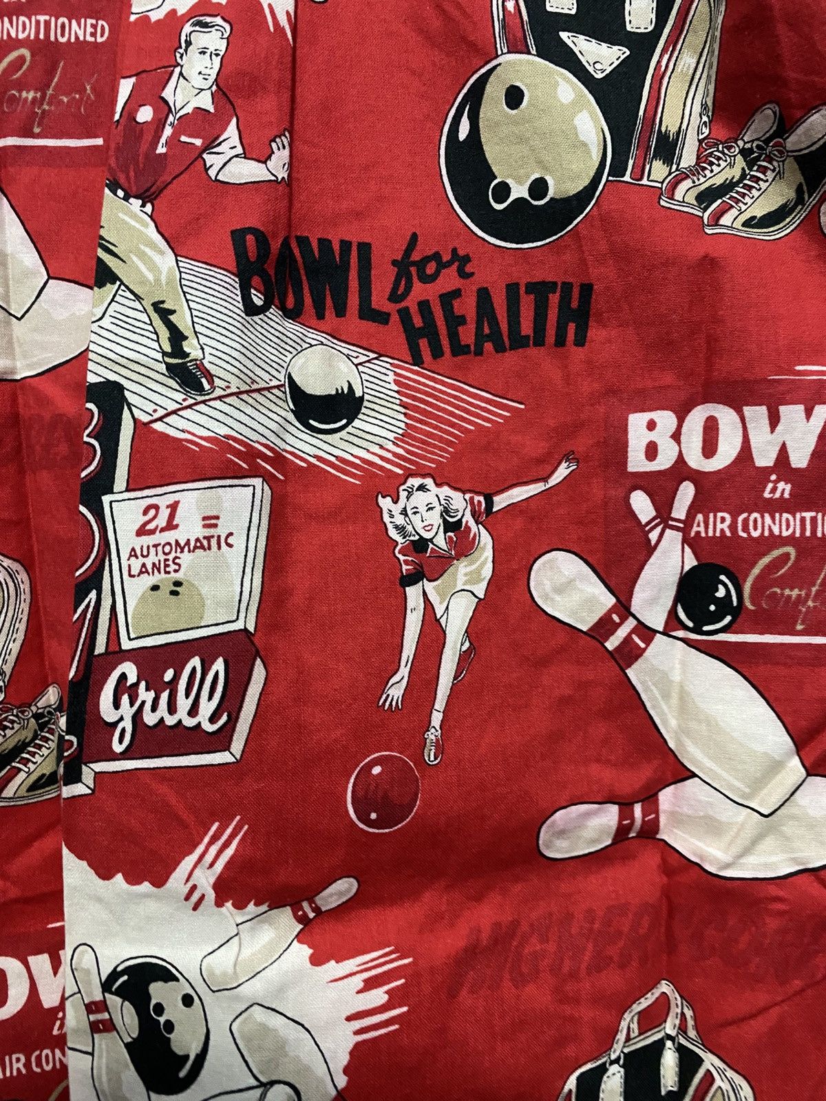 Dry Bones × Vintage Dry Bones single needle vintage AOP Bowling Shirts Size US S / EU 44-46 / 1 - 6 Thumbnail