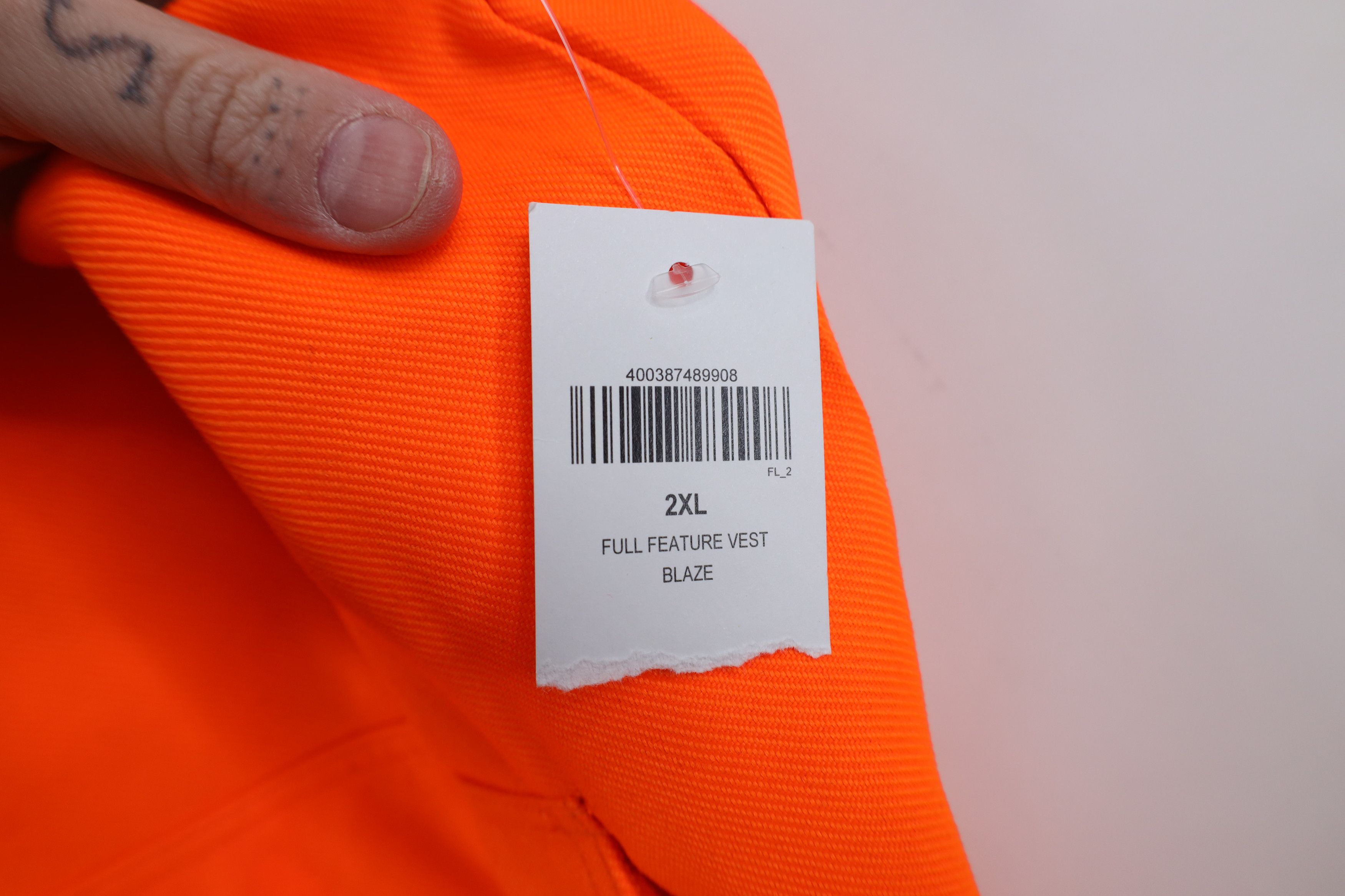 Cabelas Deadstock Vintage Cabelas Safety Vest Jacket Blaze Orange Size US XXL / EU 58 / 5 - 5 Thumbnail