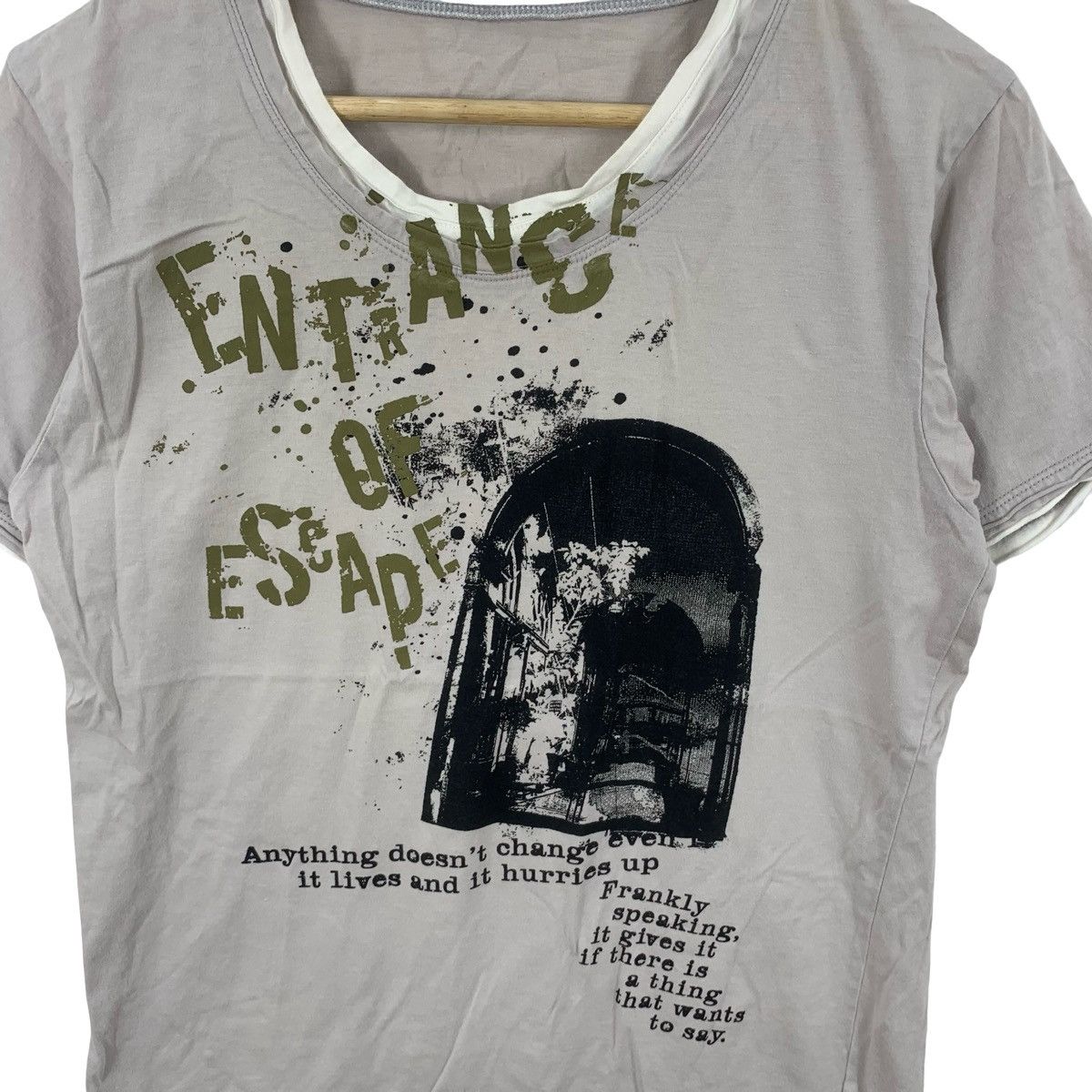 semanticdesign SEMANTIC DESIGN JAPAN Punk Distressed Design Tee Shirt Top Size US L / EU 52-54 / 3 - 5 Thumbnail