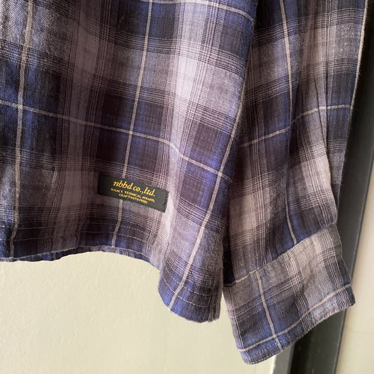 Neighborhood Neighborhood MEDIUM-REGULAR Navy Plaid Flannel Shirt Size US M / EU 48-50 / 2 - 7 Thumbnail