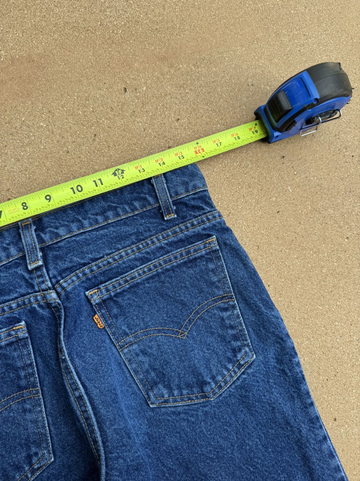 Levi's Vtg 80’s Levi’s 684 Orange Tab Bellbottom Flare Jeans 31x28 Size US 31 - 9 Thumbnail